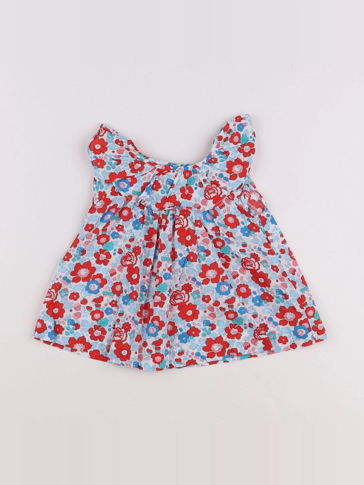 Jacadi - blouse liberty multicolore - 12 mois