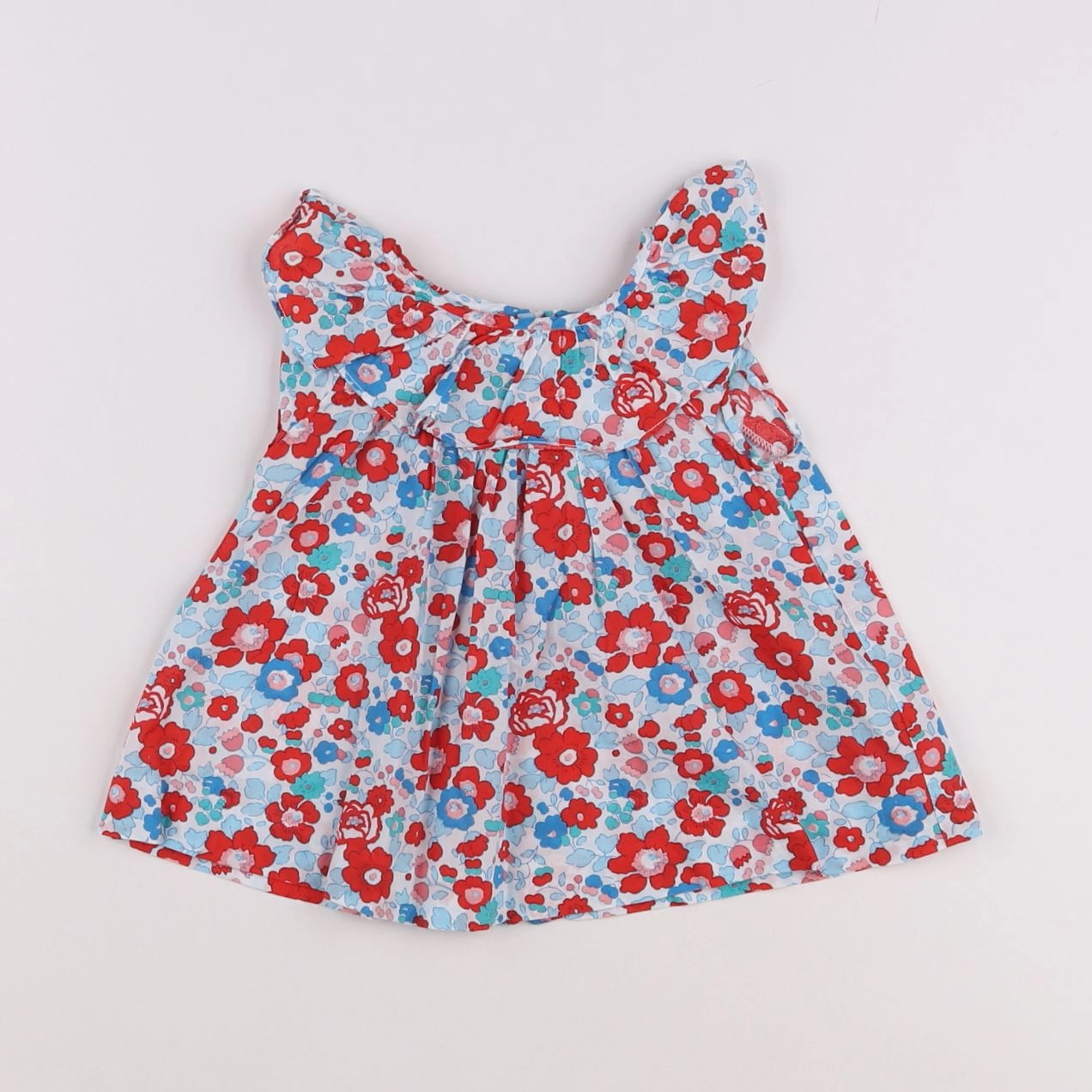 Jacadi - blouse liberty multicolore - 12 mois