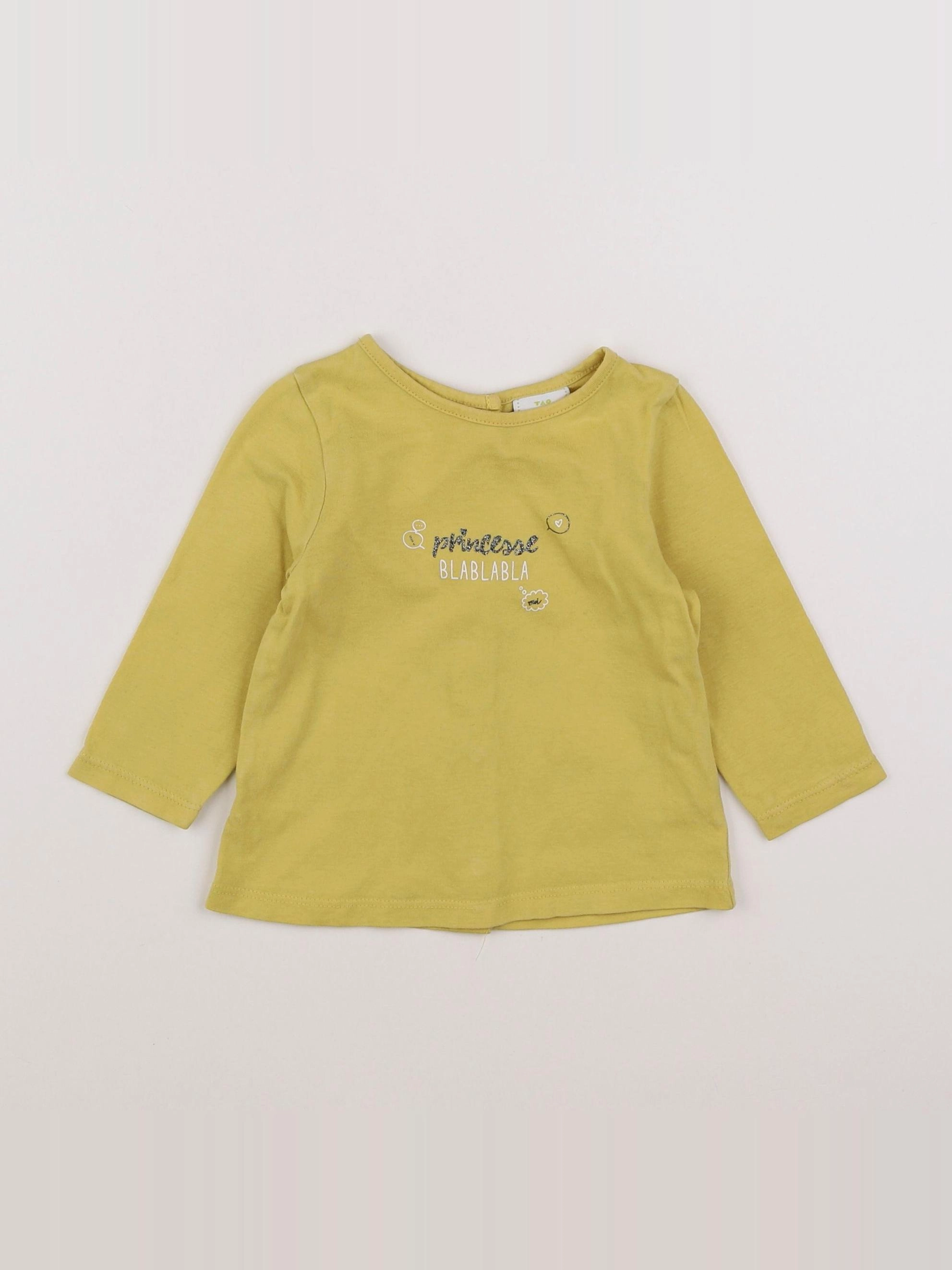 Tape à l'oeil - tee-shirt jaune - 9 mois
