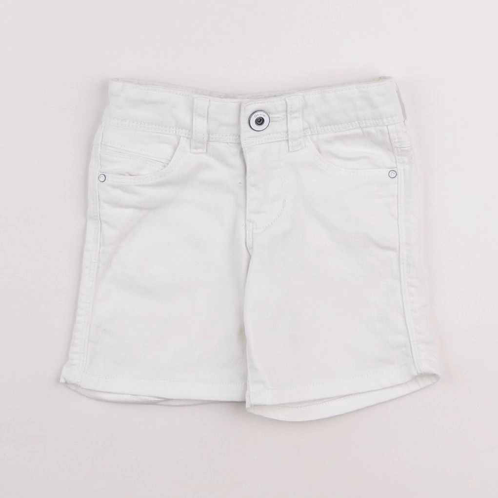 Okaidi - short blanc - 3 ans