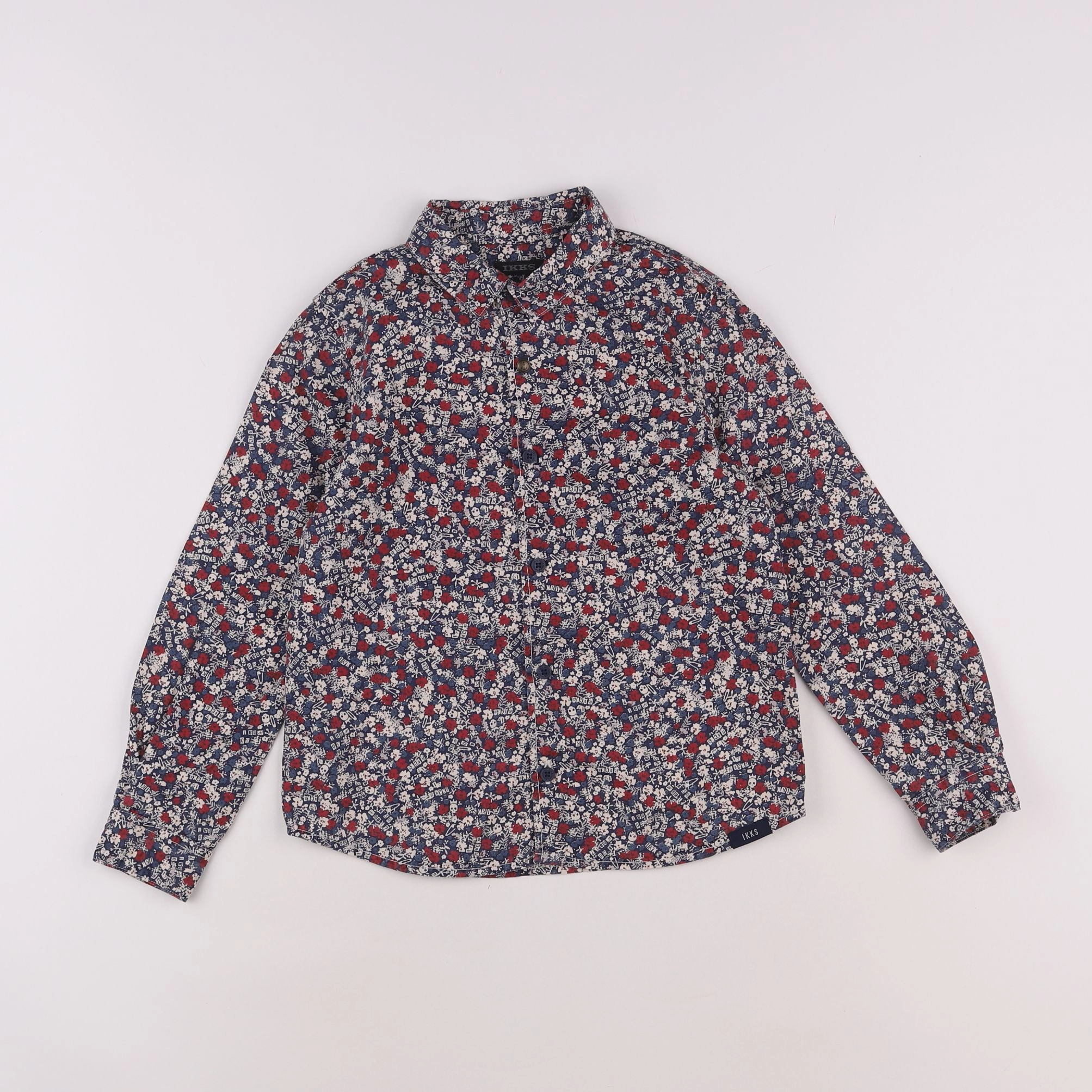 IKKS - chemise rouge - 6 ans