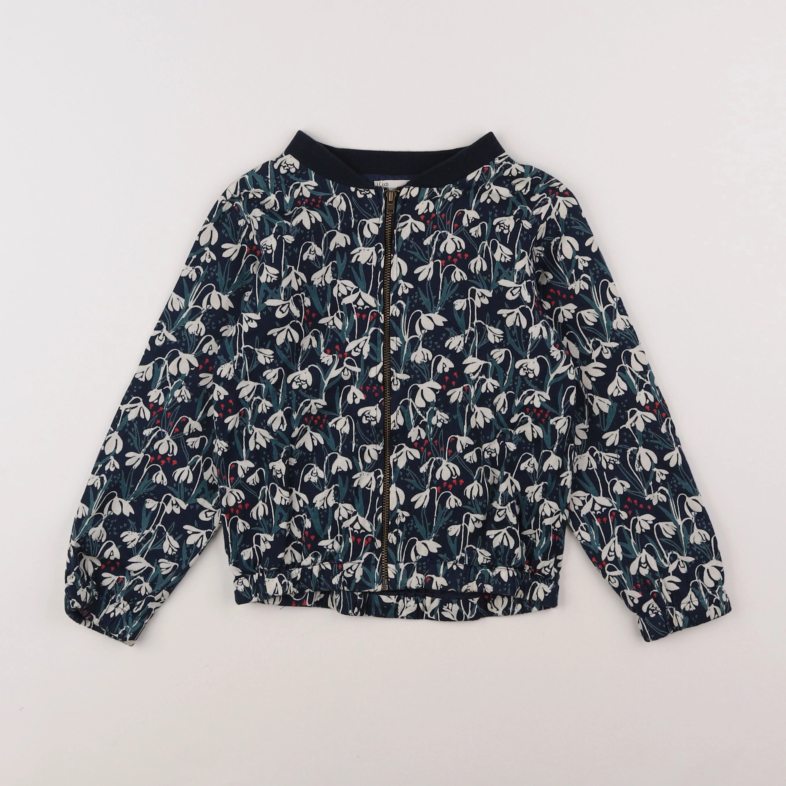 Little Cigogne - veste bleu - 6 ans