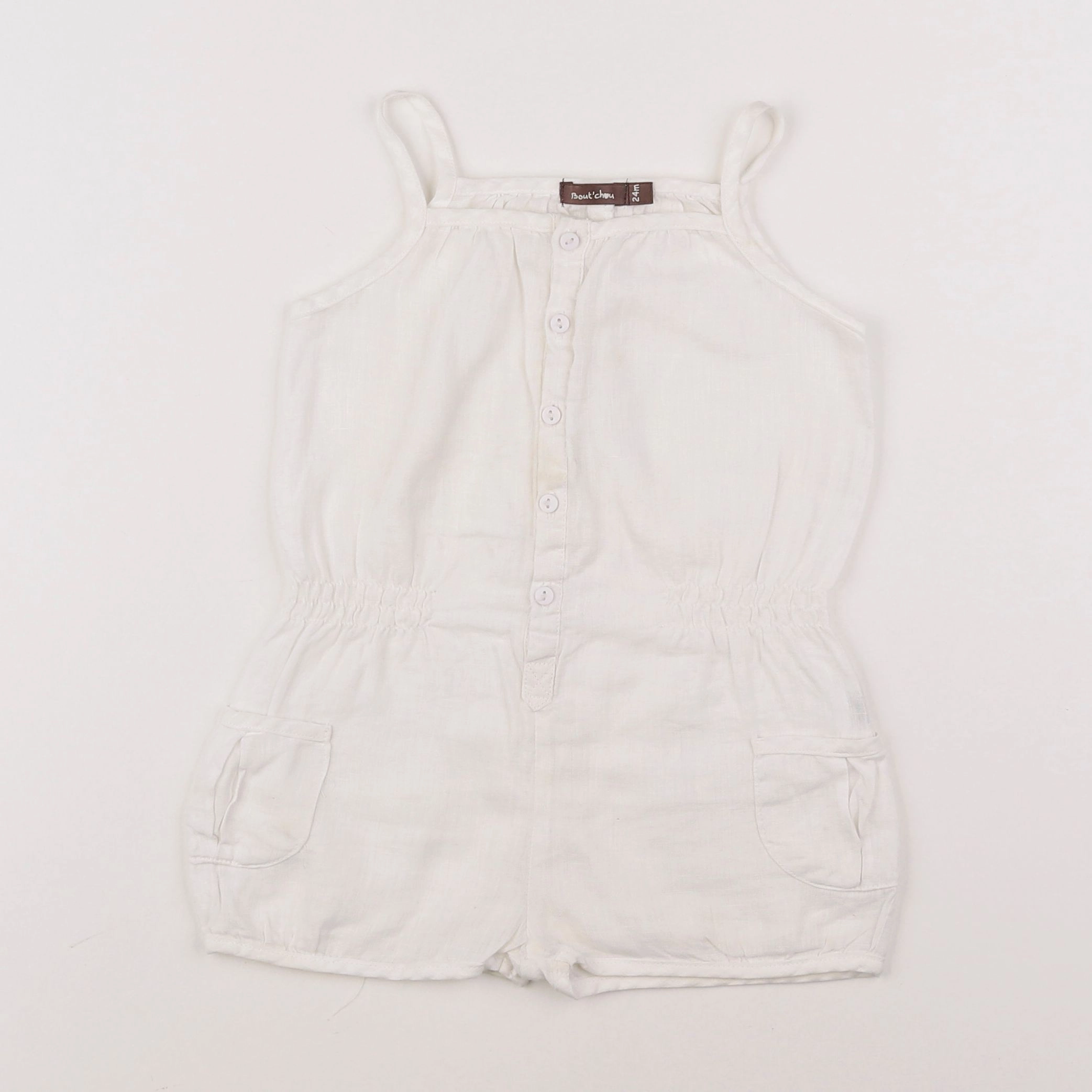 Boutchou - combinaison blanc - 2 ans