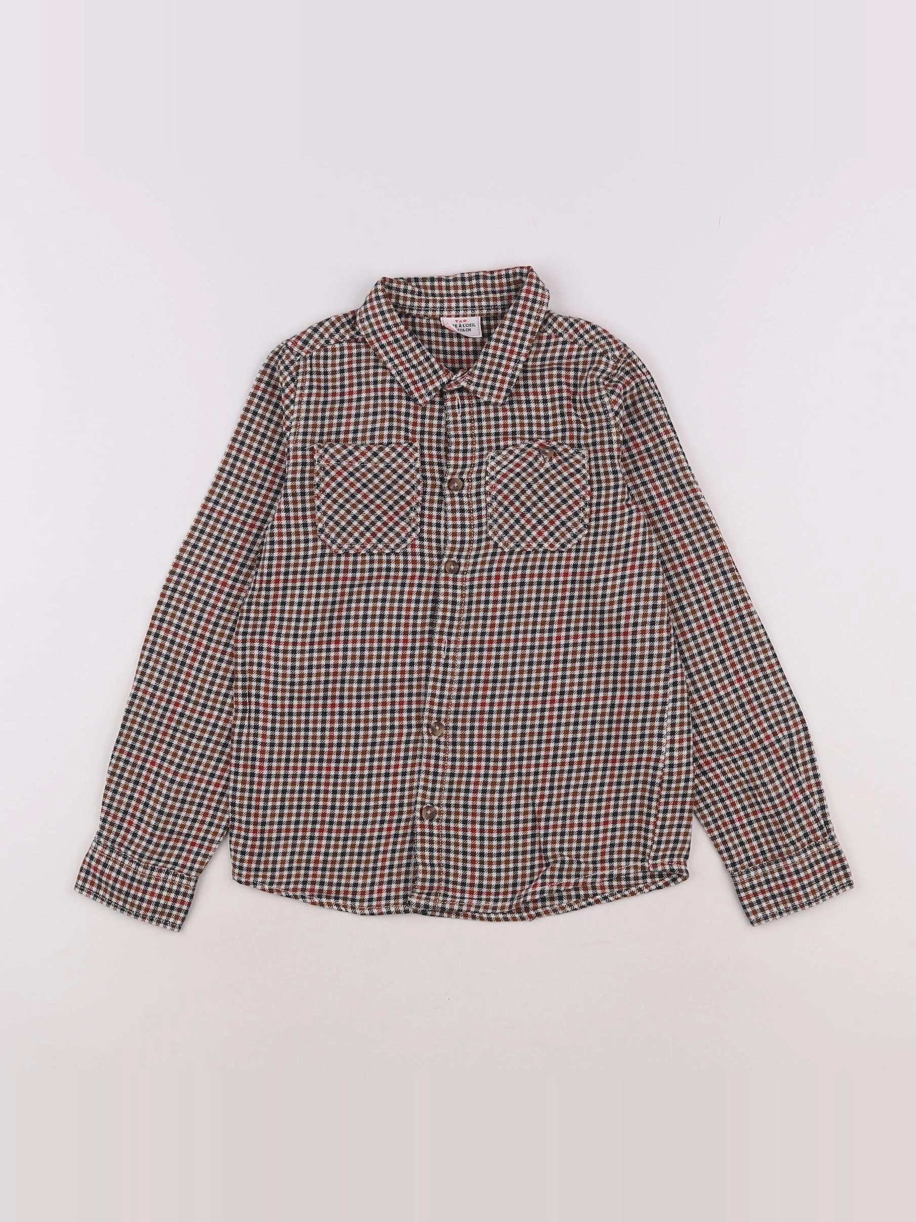 Tape à l'oeil - chemise marron - 6 ans