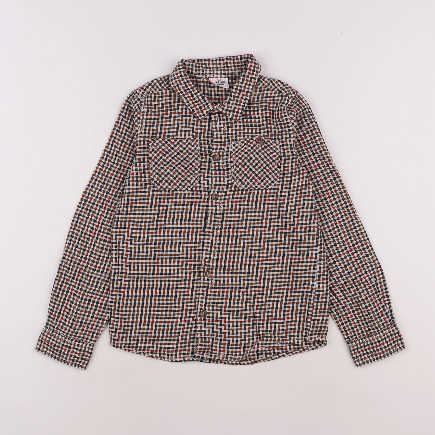 Tape à l'oeil - chemise marron - 6 ans