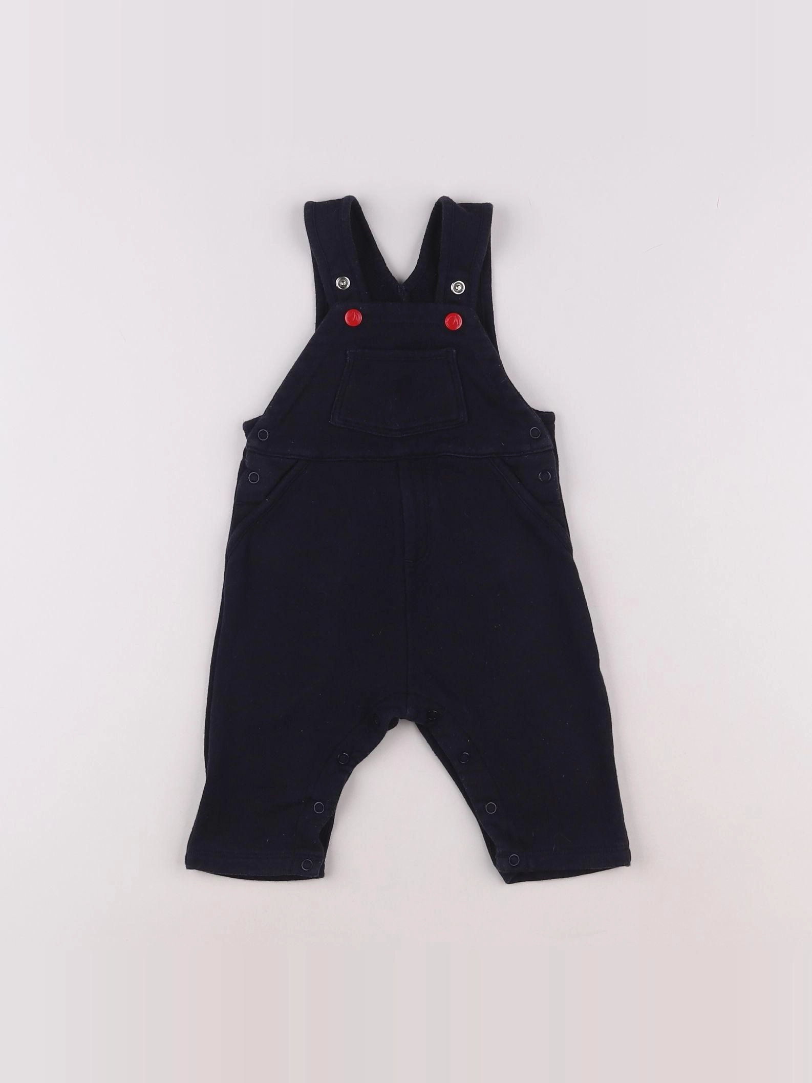 Petit Bateau - salopette bleu - 6 mois