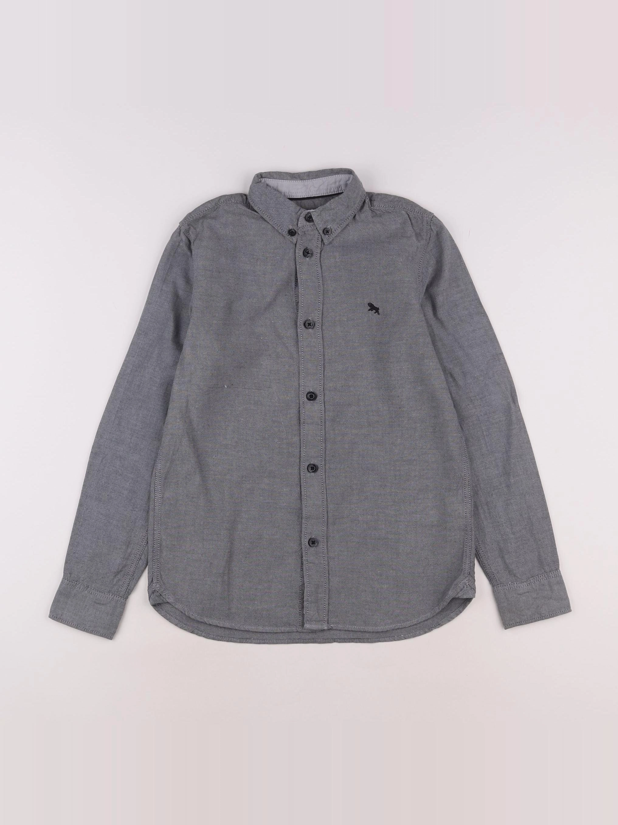H&M - chemise gris - 9/10 ans