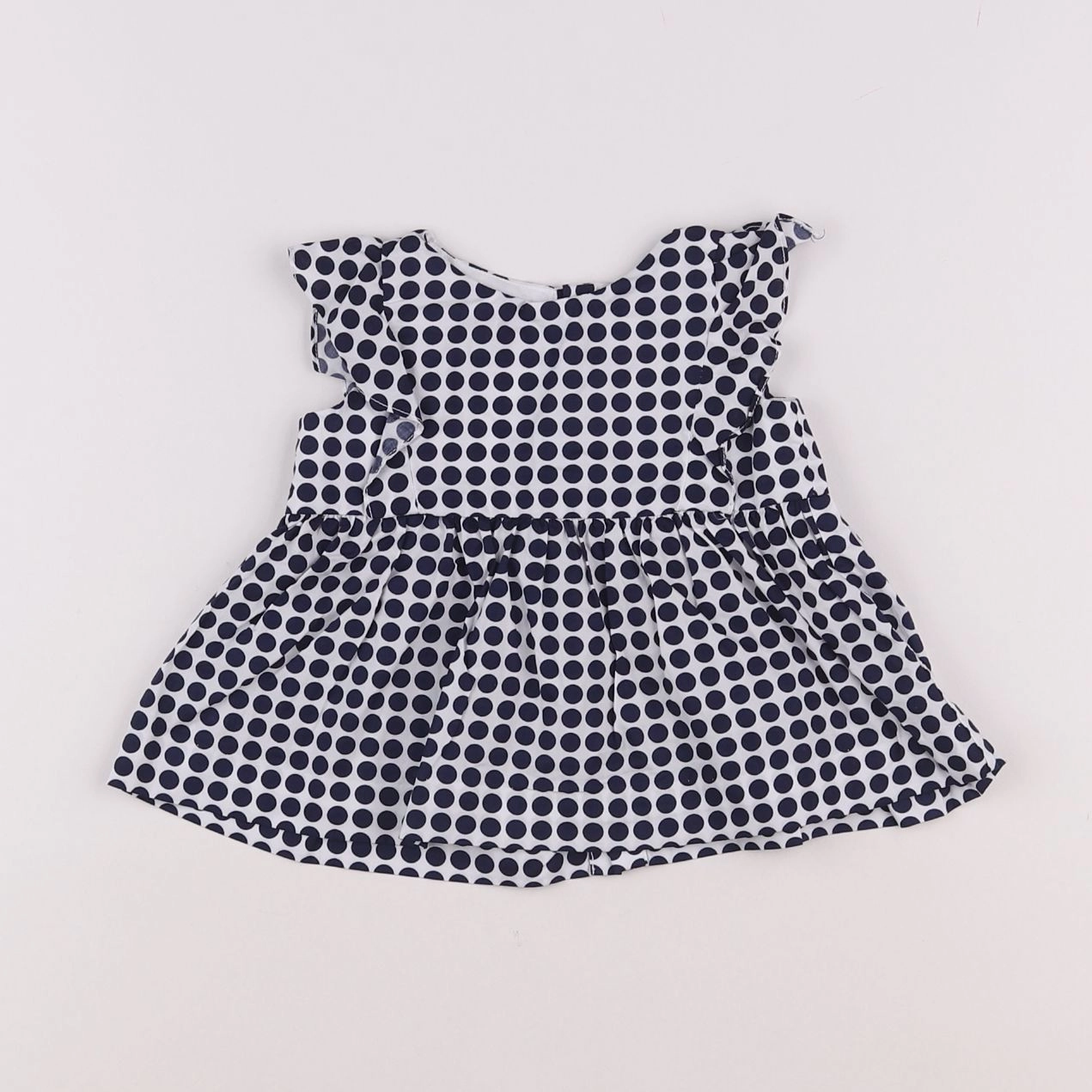 Jacadi - blouse bleu - 6 mois