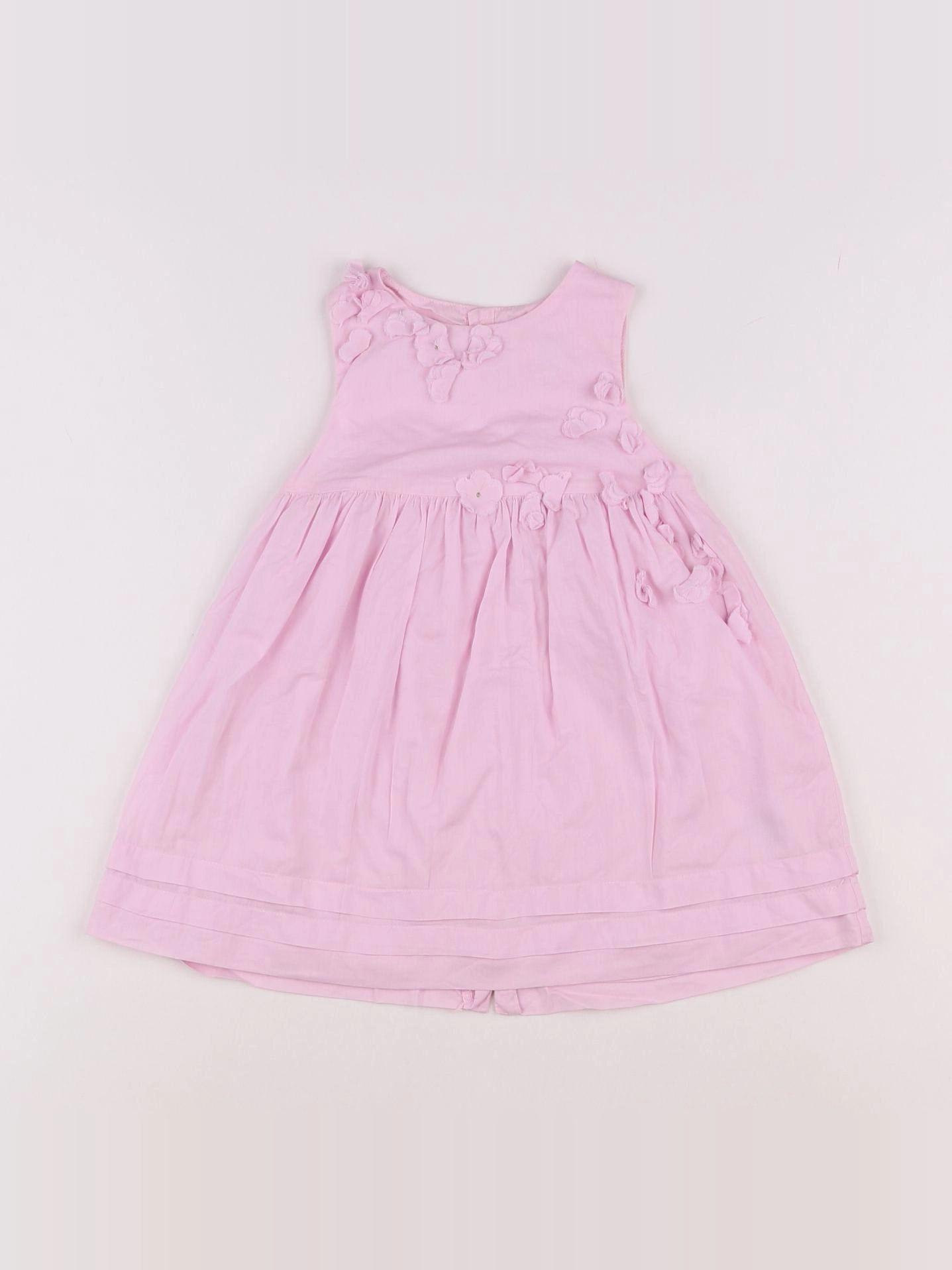 Jacadi - robe rose - 12 mois