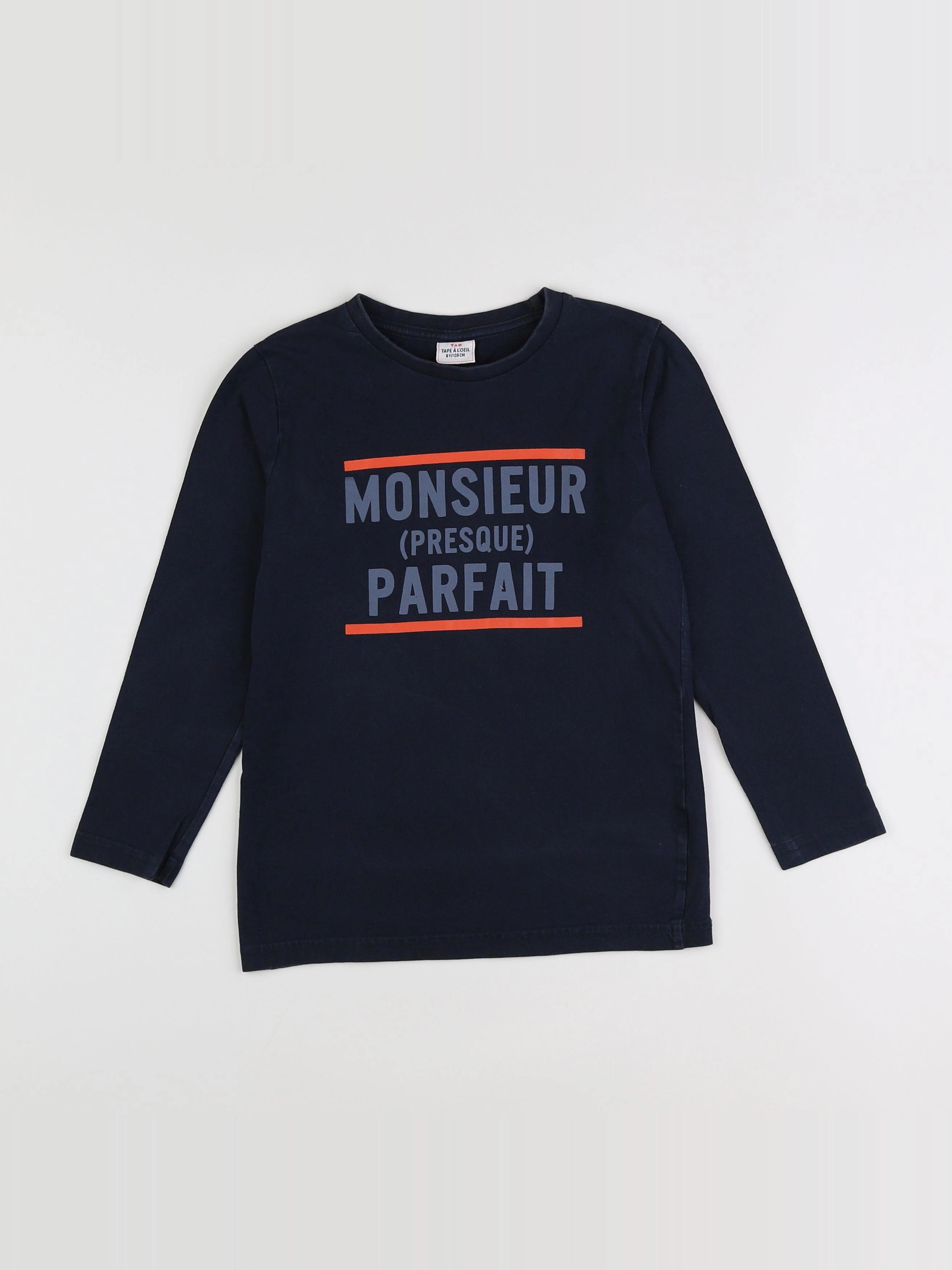 Tape à l'oeil - tee-shirt bleu - 8 ans