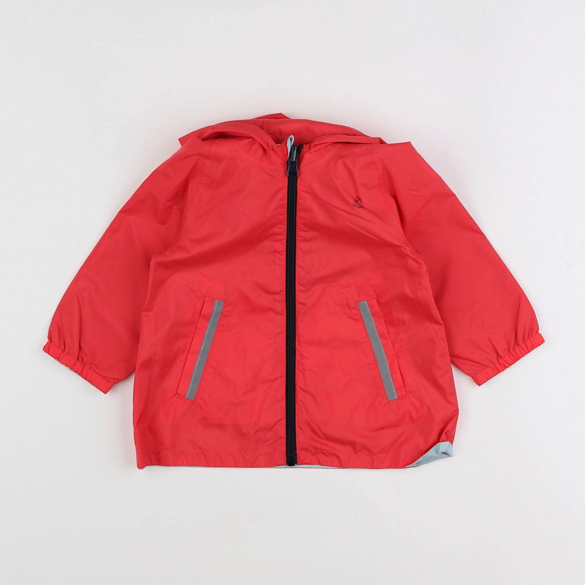 Petit Bateau - coupe-vent rouge - 18 mois