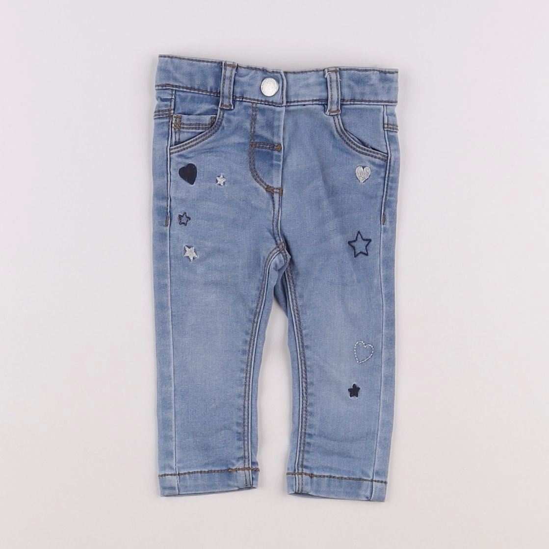 Tape à l'oeil - pantalon bleu - 3 mois