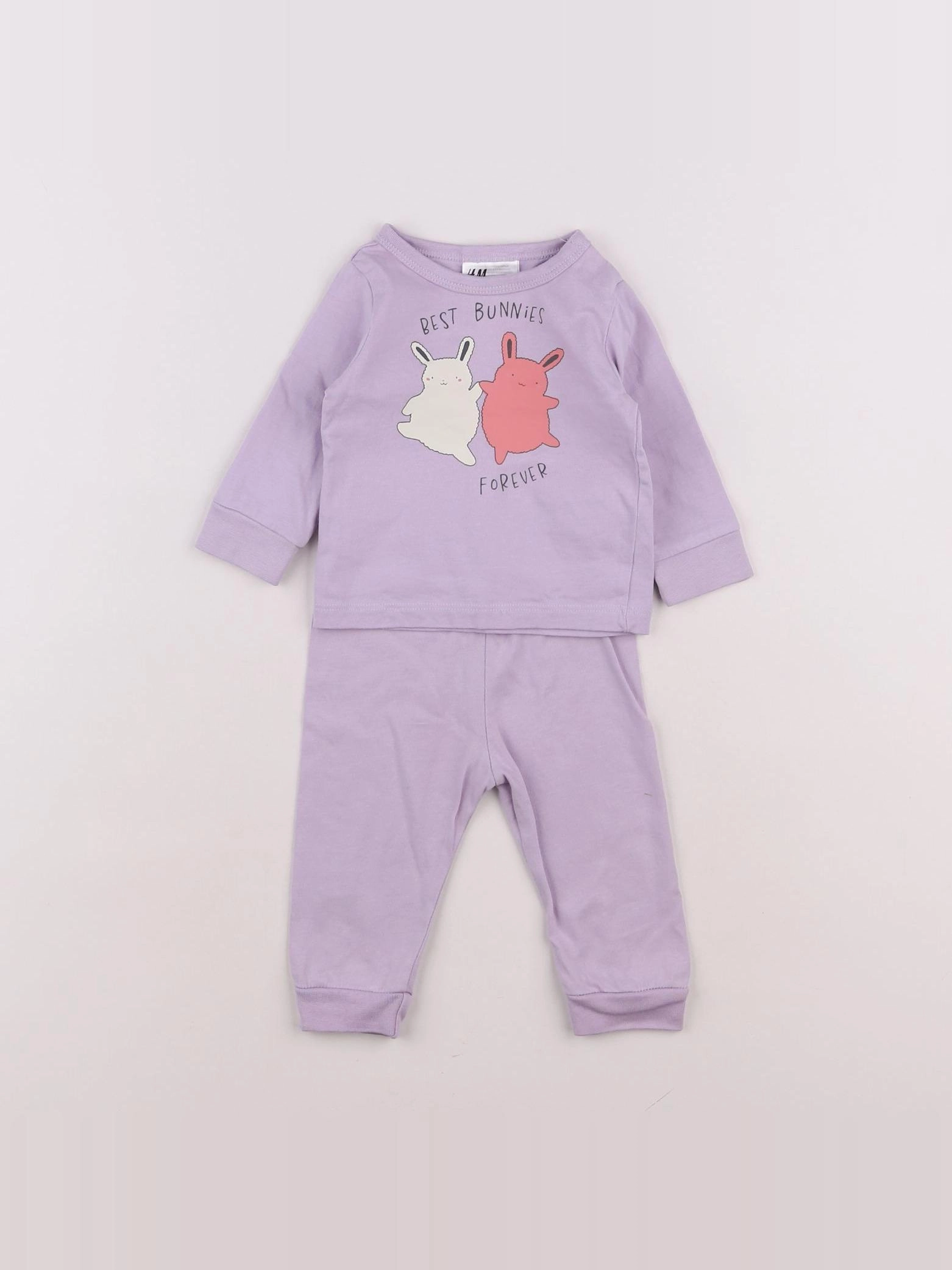 H&M - ensemble violet - 1 mois