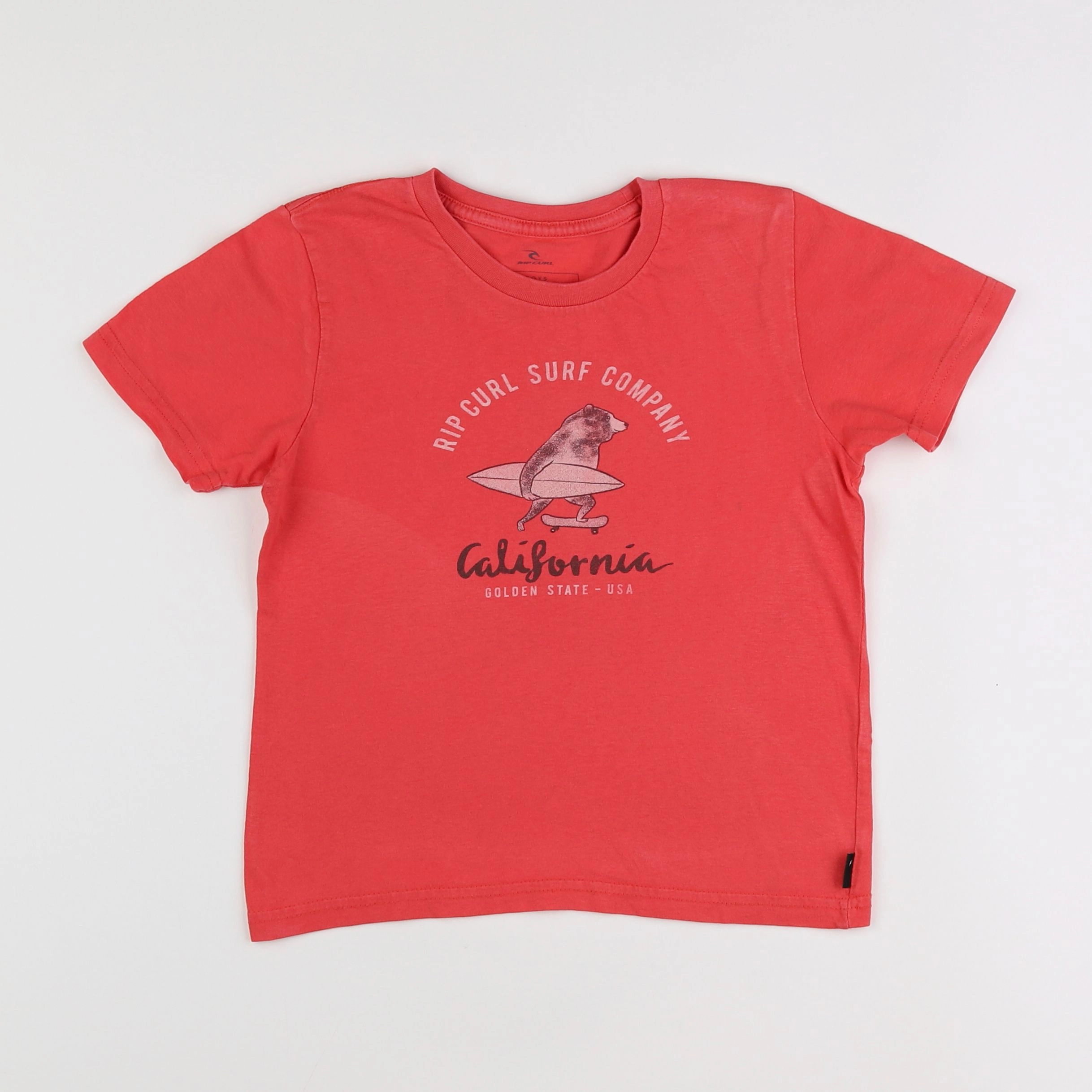 Rip curl - tee-shirt rouge - 6 ans