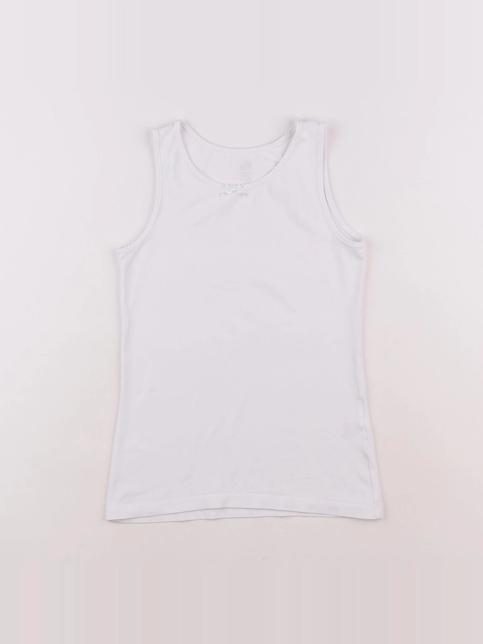 H&M - maillot de corps blanc - 8/10 ans