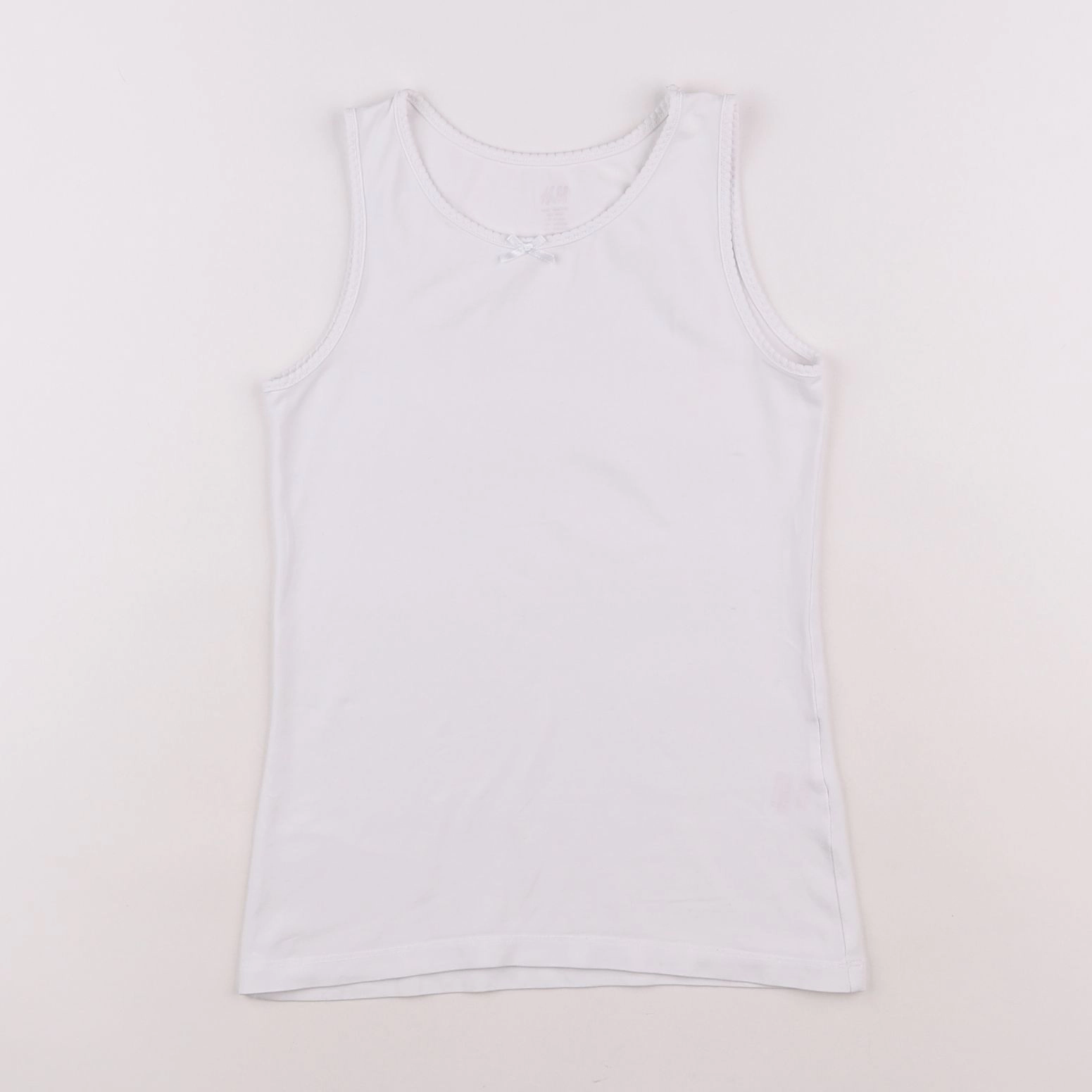 H&M - maillot de corps blanc - 8/10 ans