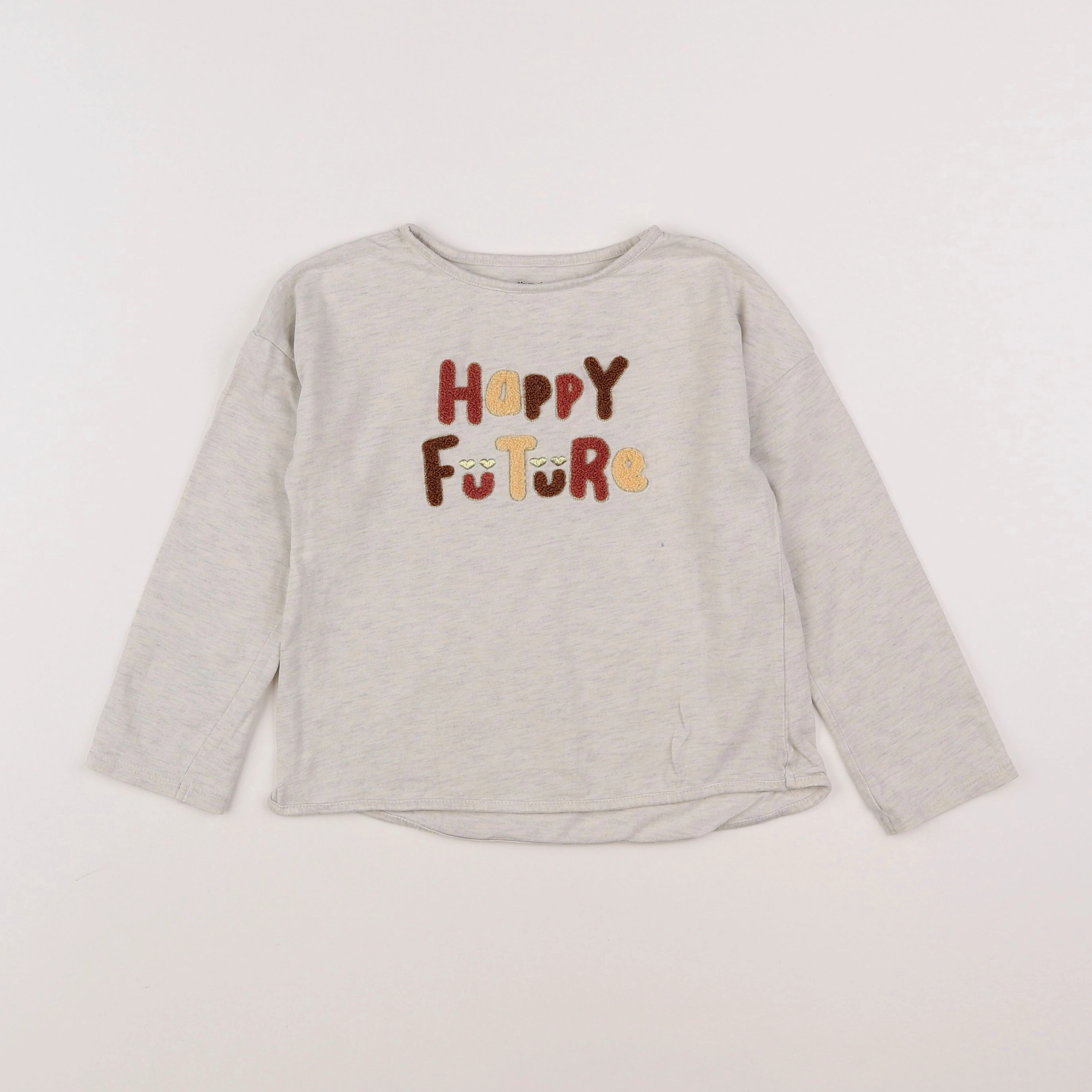 Vertbaudet - tee-shirt gris - 6 ans