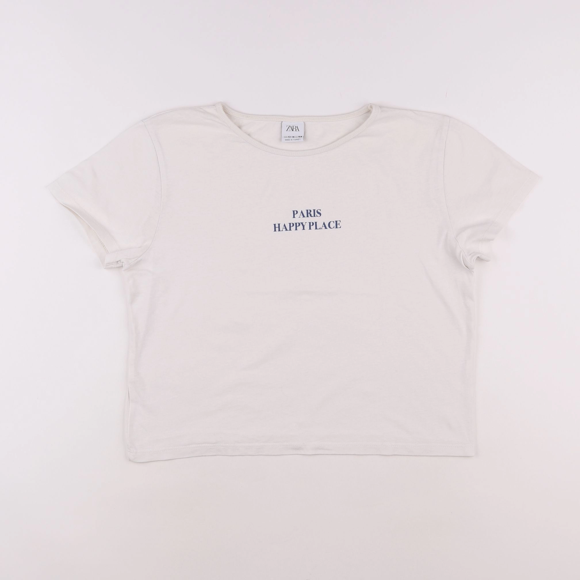 Zara - tee-shirt blanc - 13/14 ans