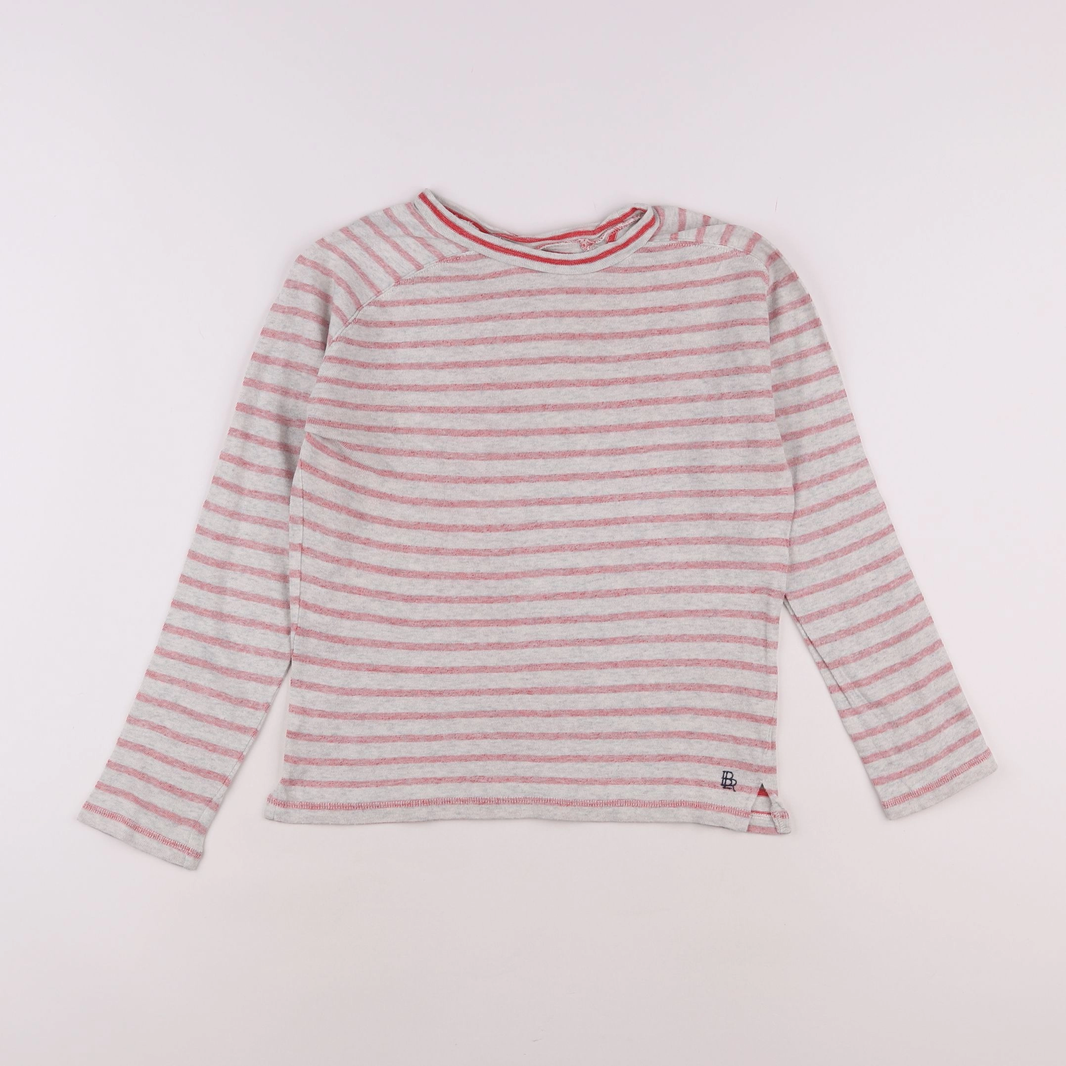 Bellerose - tee-shirt blanc, rouge - 10 ans