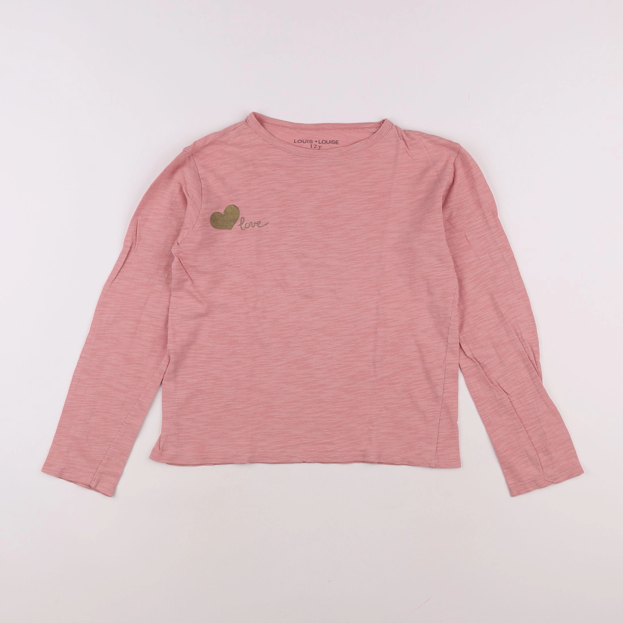 Louis Louise - tee-shirt rose - 12 ans