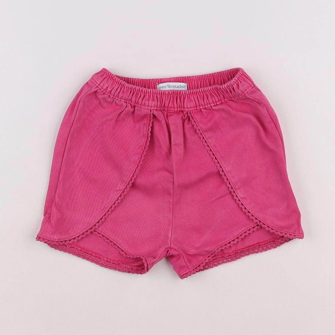 Vertbaudet - short rose - 18 mois