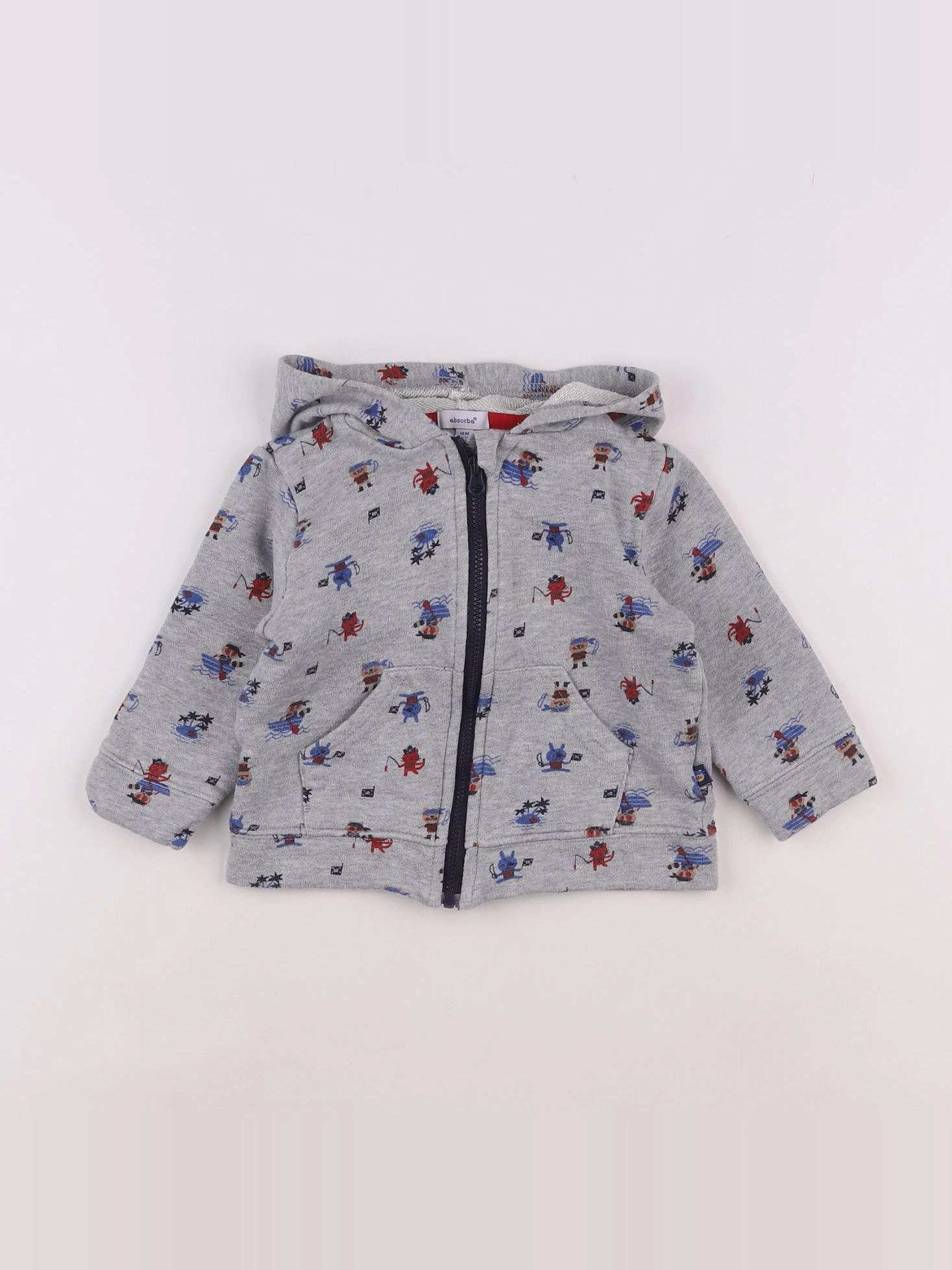 Absorba - sweat gris - 18 mois