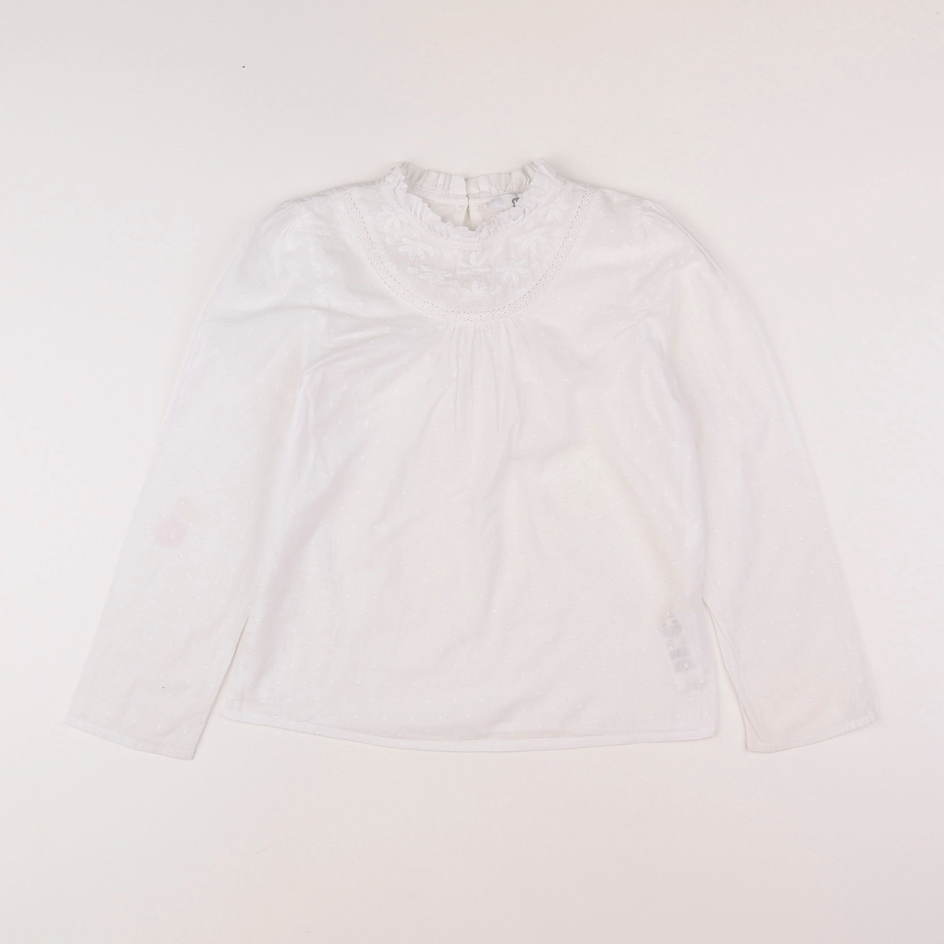 La Redoute - blouse blanc - 10 ans