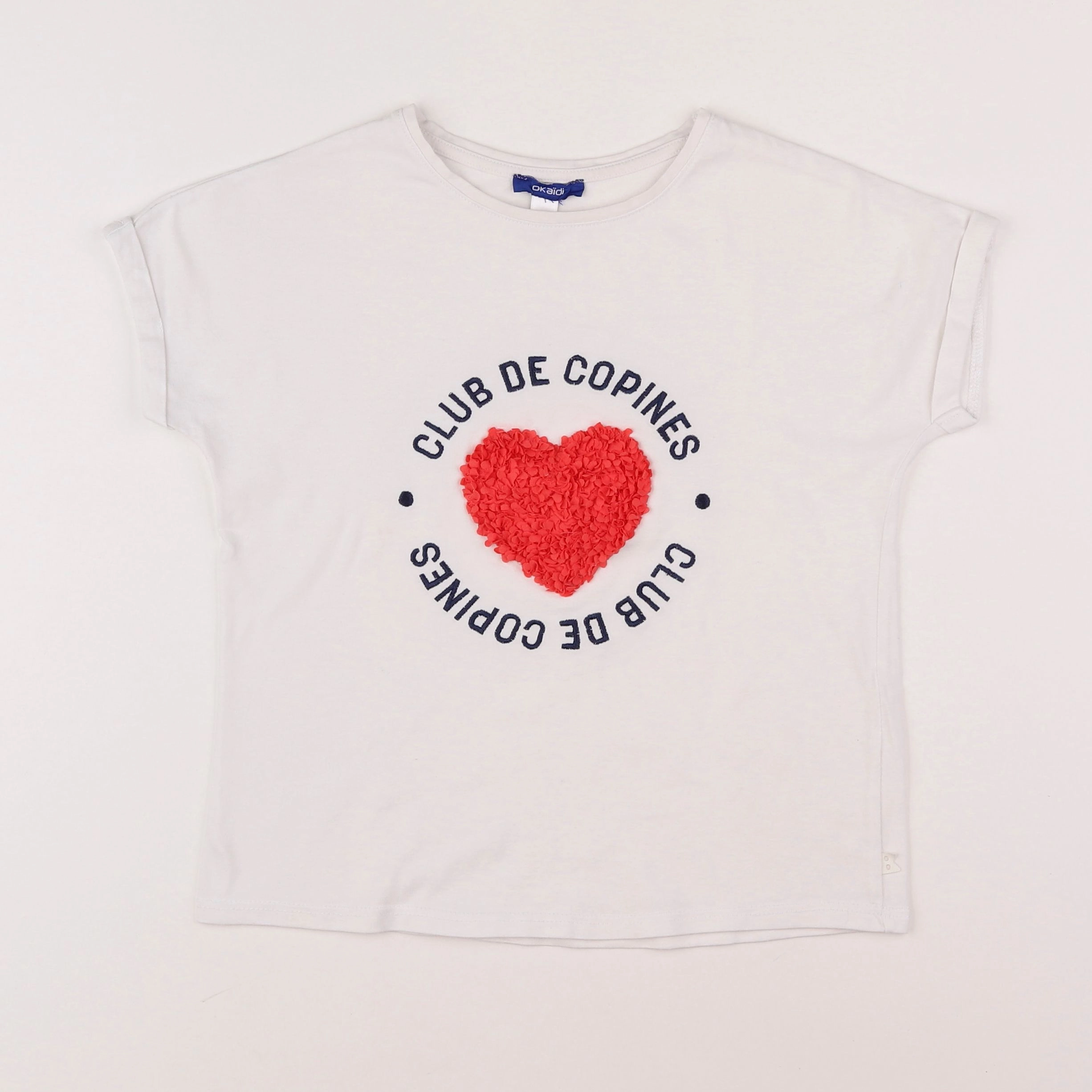 Okaidi - tee-shirt blanc - 10 ans