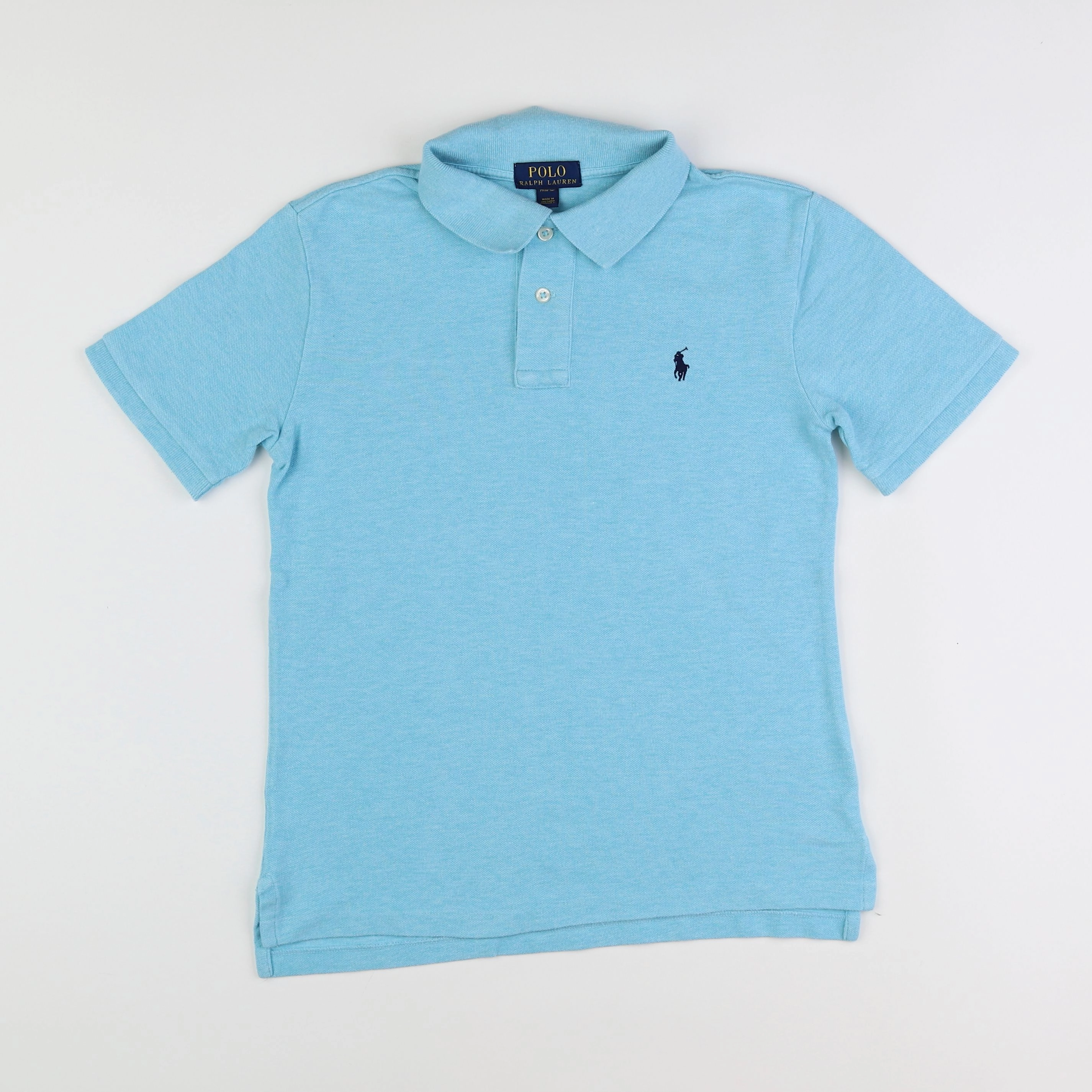 Ralph Lauren - polo bleu - 12 ans