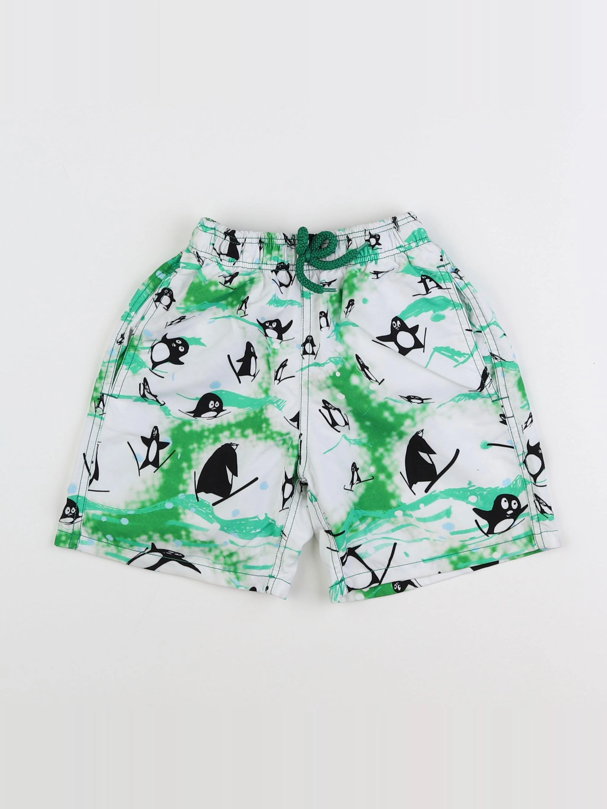 Vilebrequin - maillot de bain blanc, vert - 10 ans