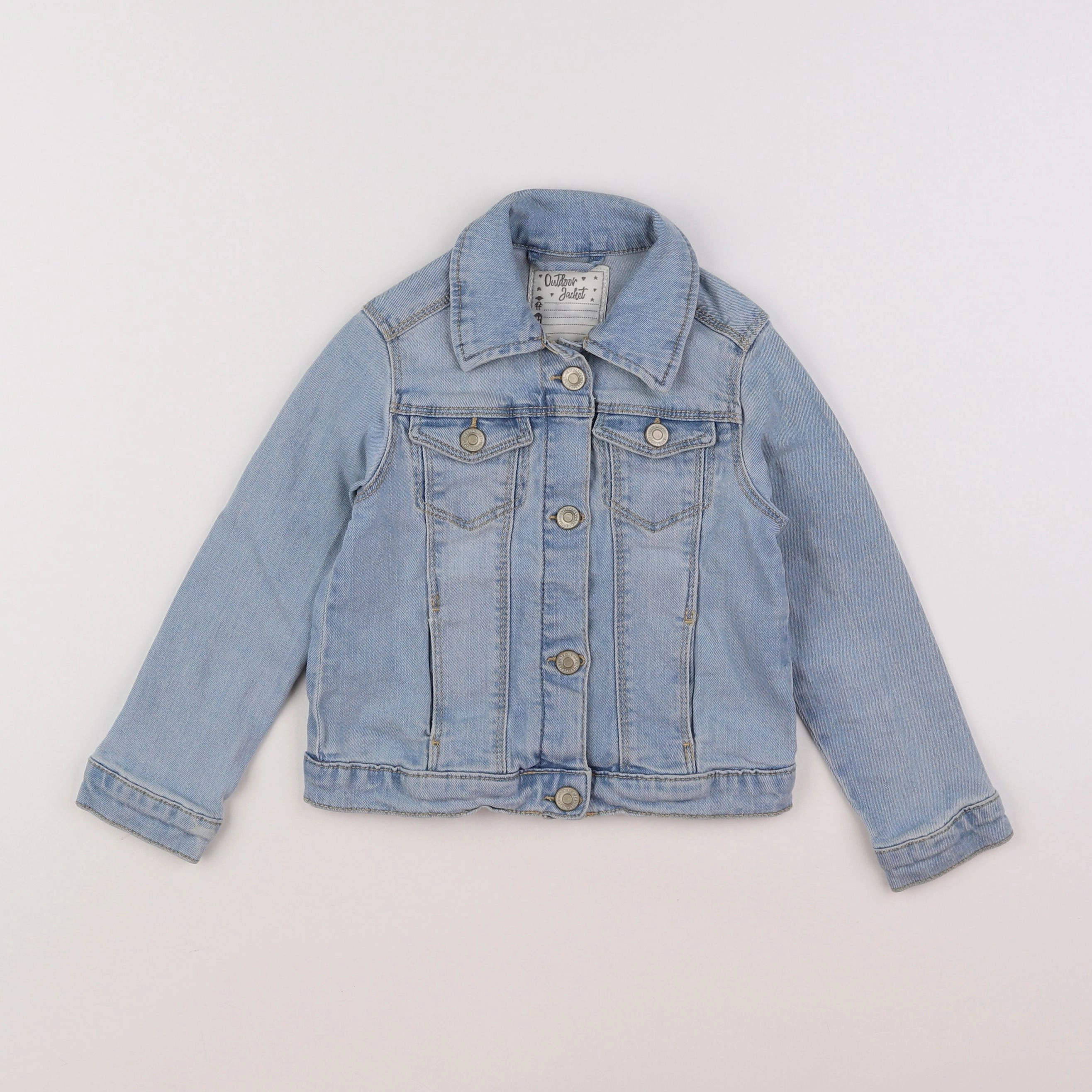 Vertbaudet - veste bleu - 4 ans