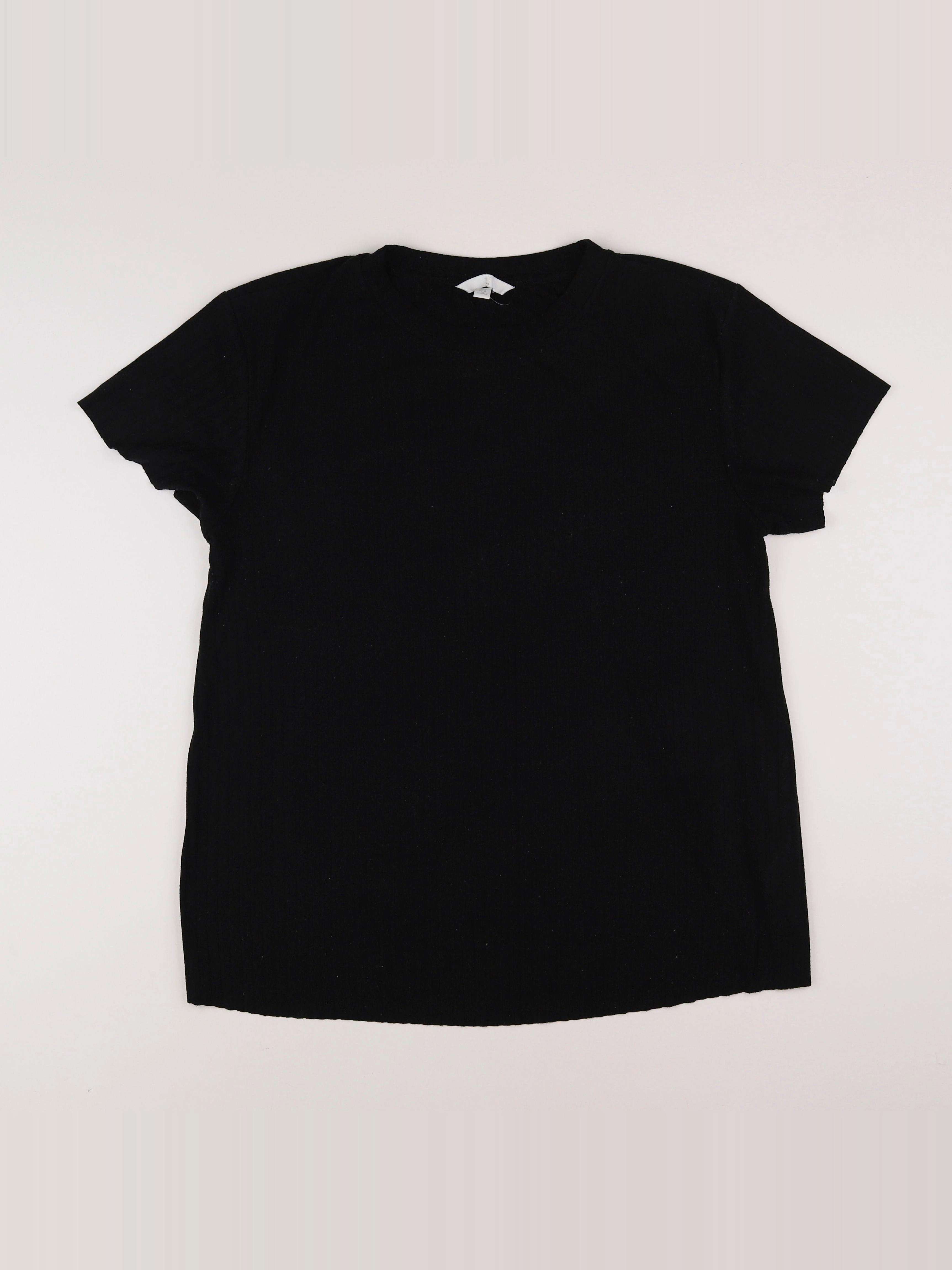 H&M - tee-shirt grossesse noir - 40 à 42
