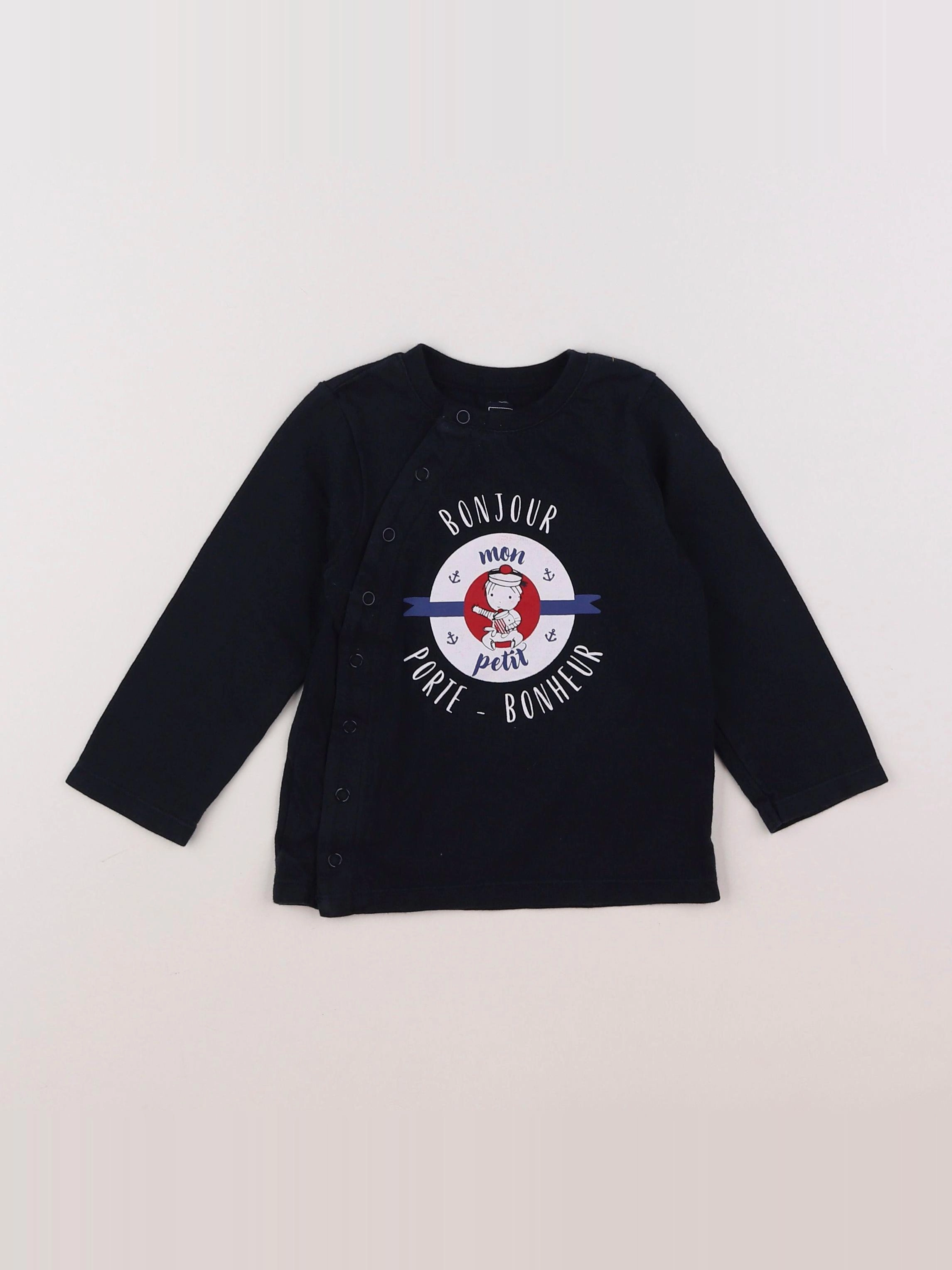 Terre de marins - tee-shirt bleu - 18 mois
