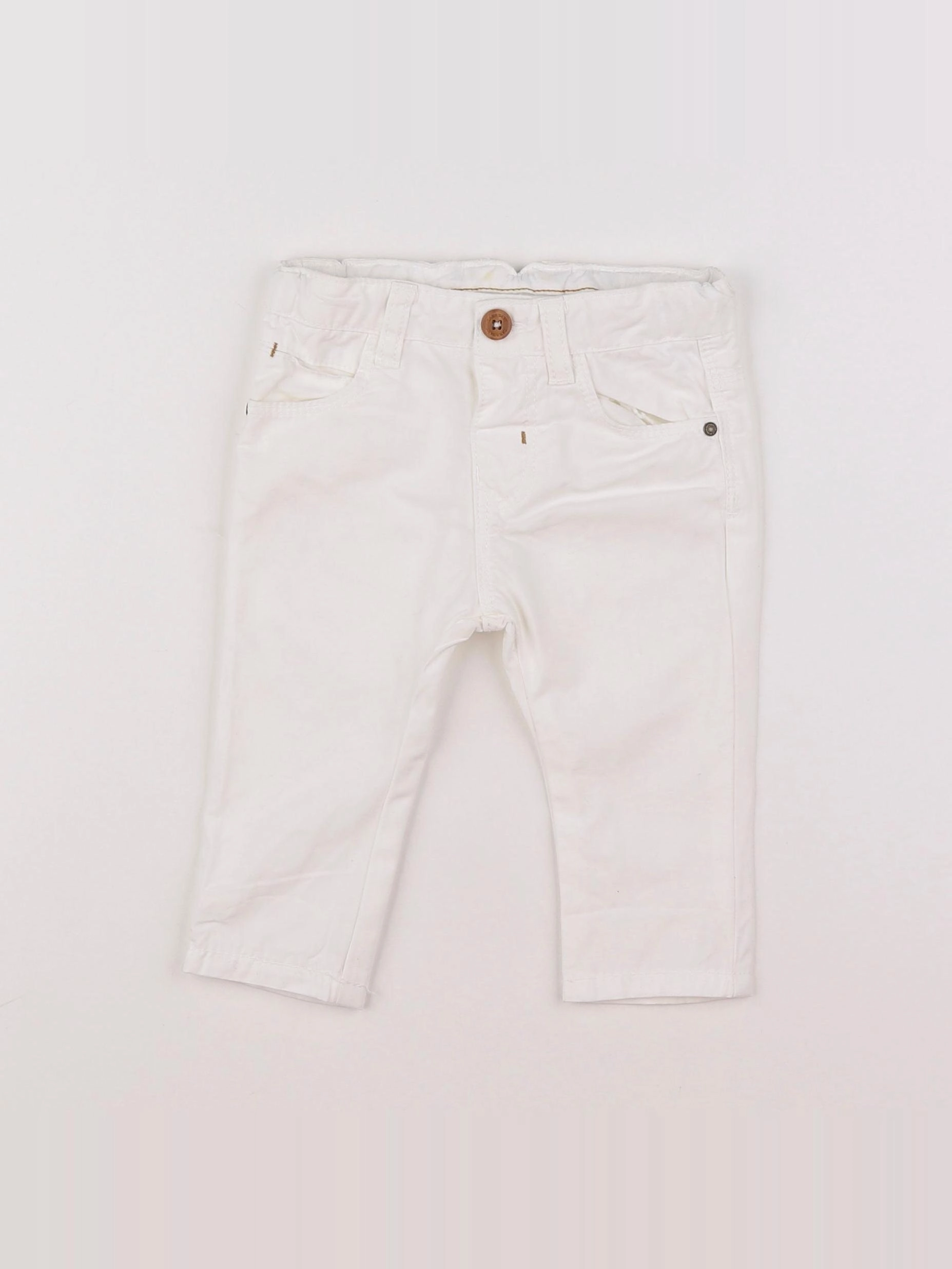 Zara - pantalon blanc - 3/6 mois
