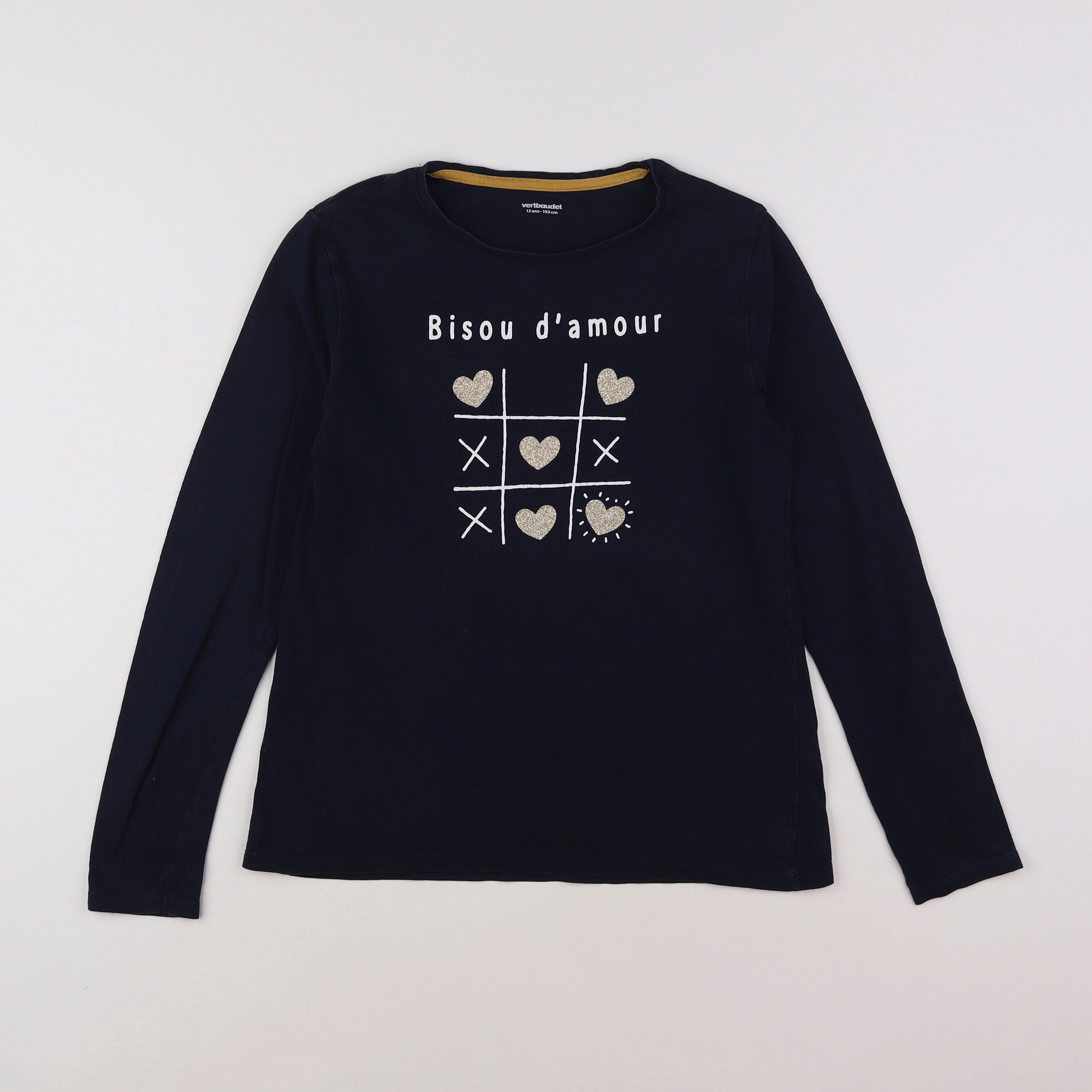 Vertbaudet - tee-shirt bleu - 12 ans