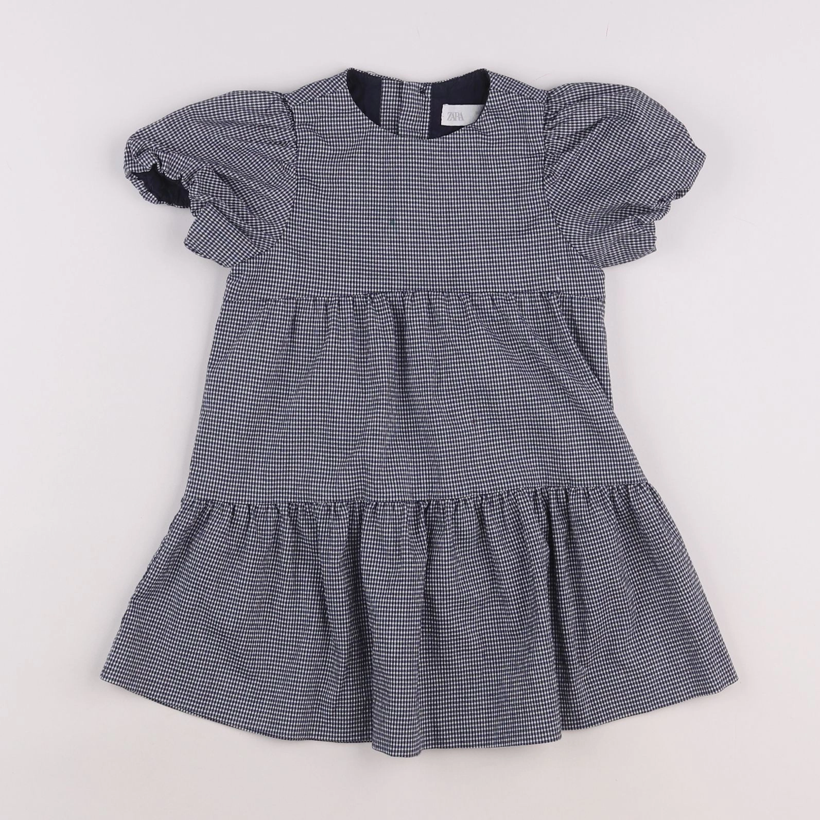 Zara - robe bleu, blanc - 2/3 ans