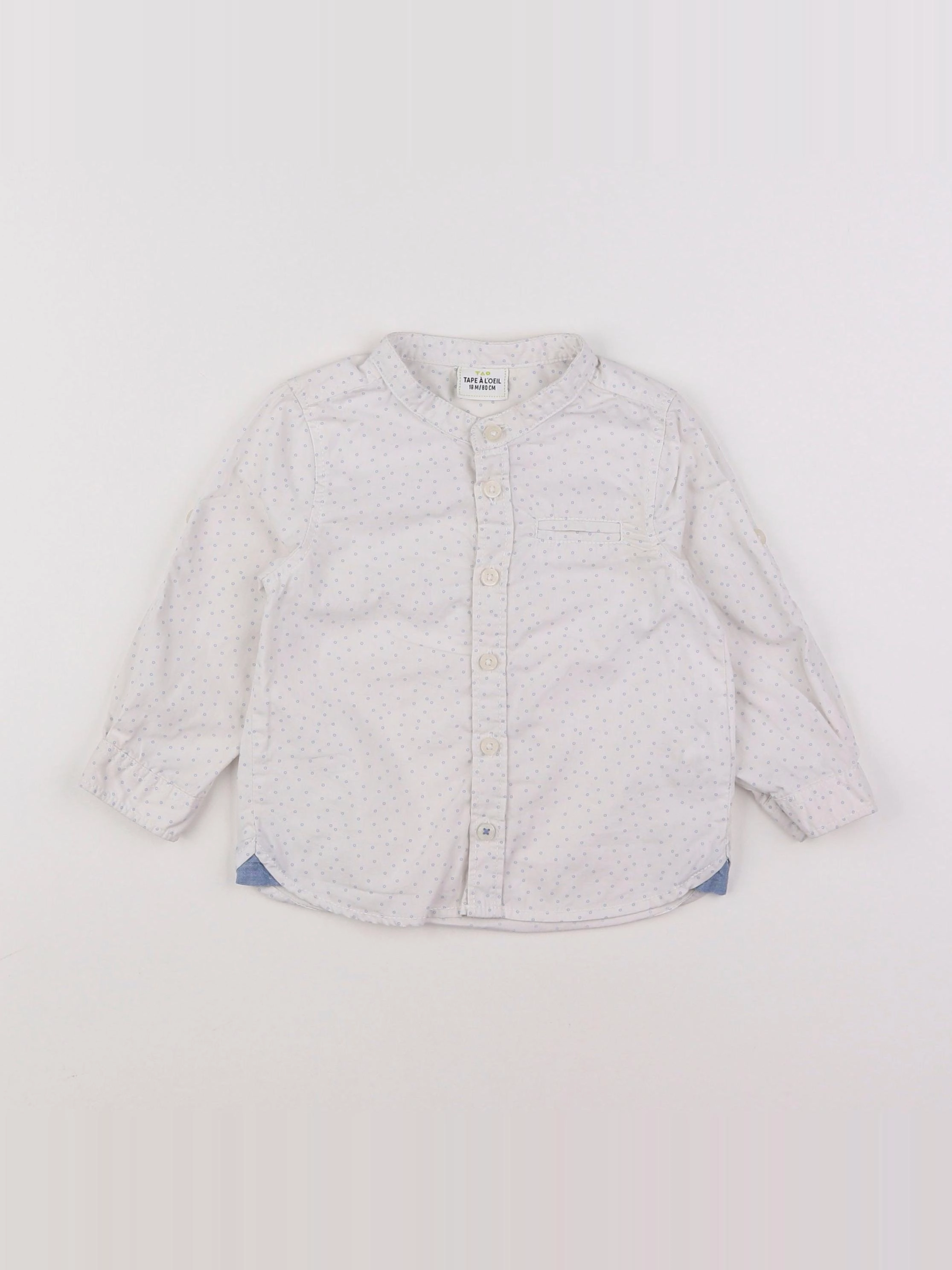 Tape à l'oeil - chemise blanc - 18 mois