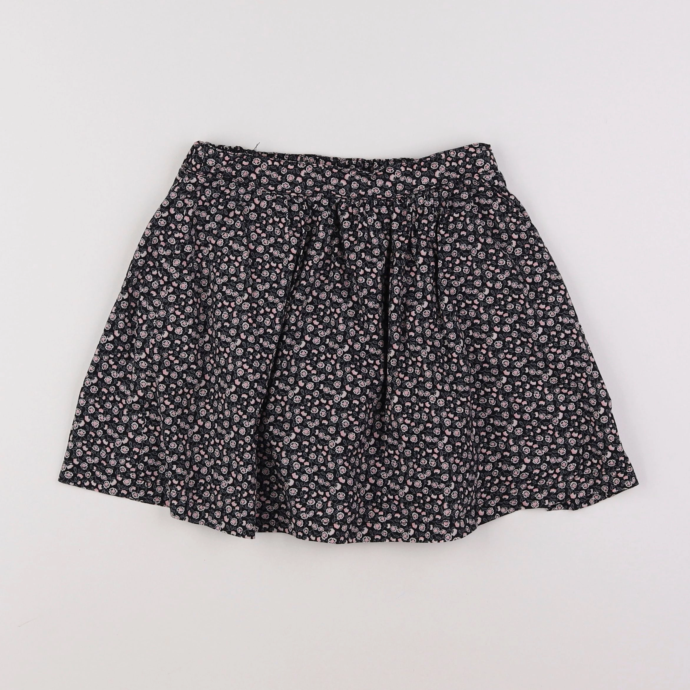 Monoprix - jupe noir, rose - 8 ans