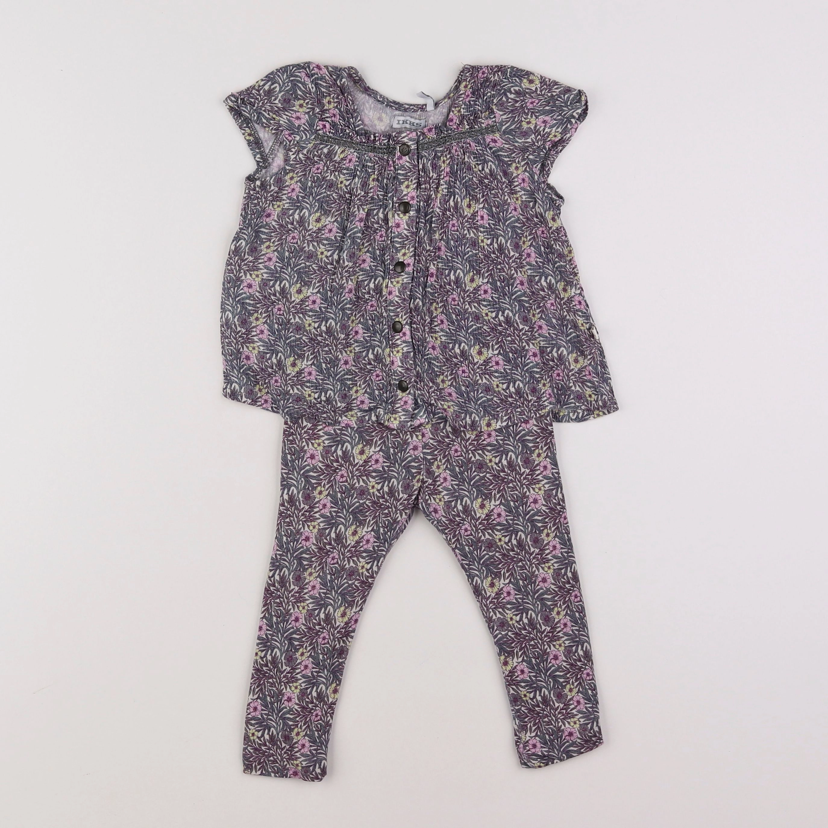 IKKS - ensemble violet - 18 mois