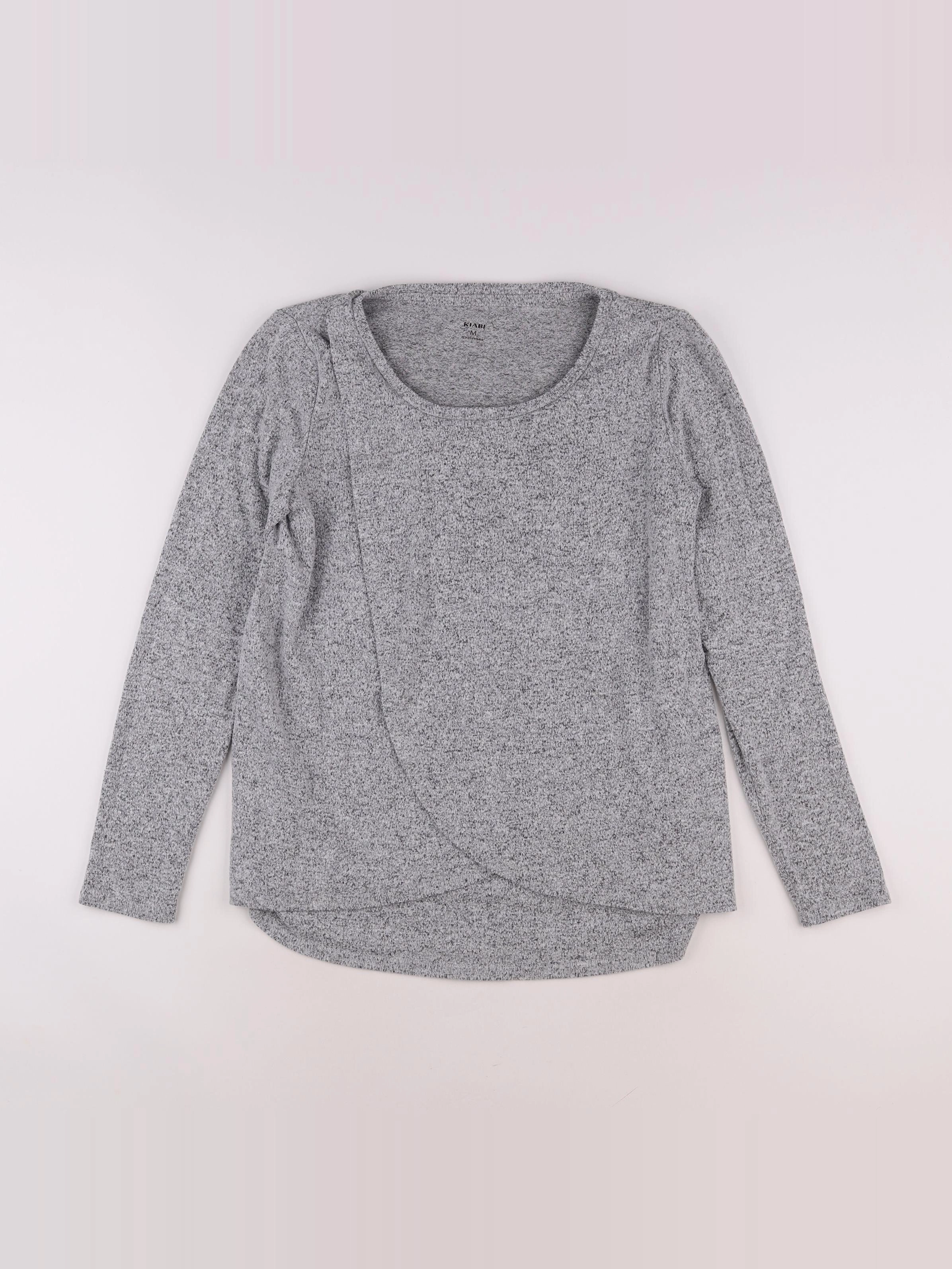 Kiabi - tee-shirt grossesse gris - 38