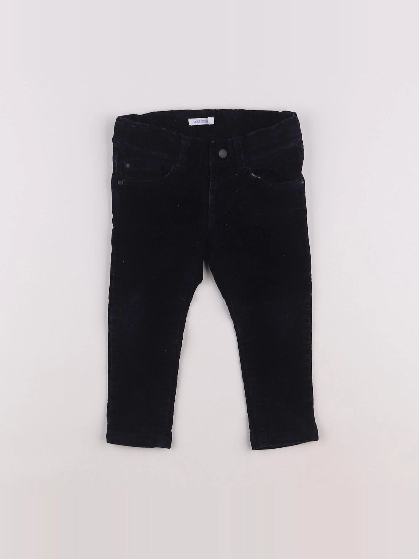 Boutchou - pantalon bleu - 12 mois