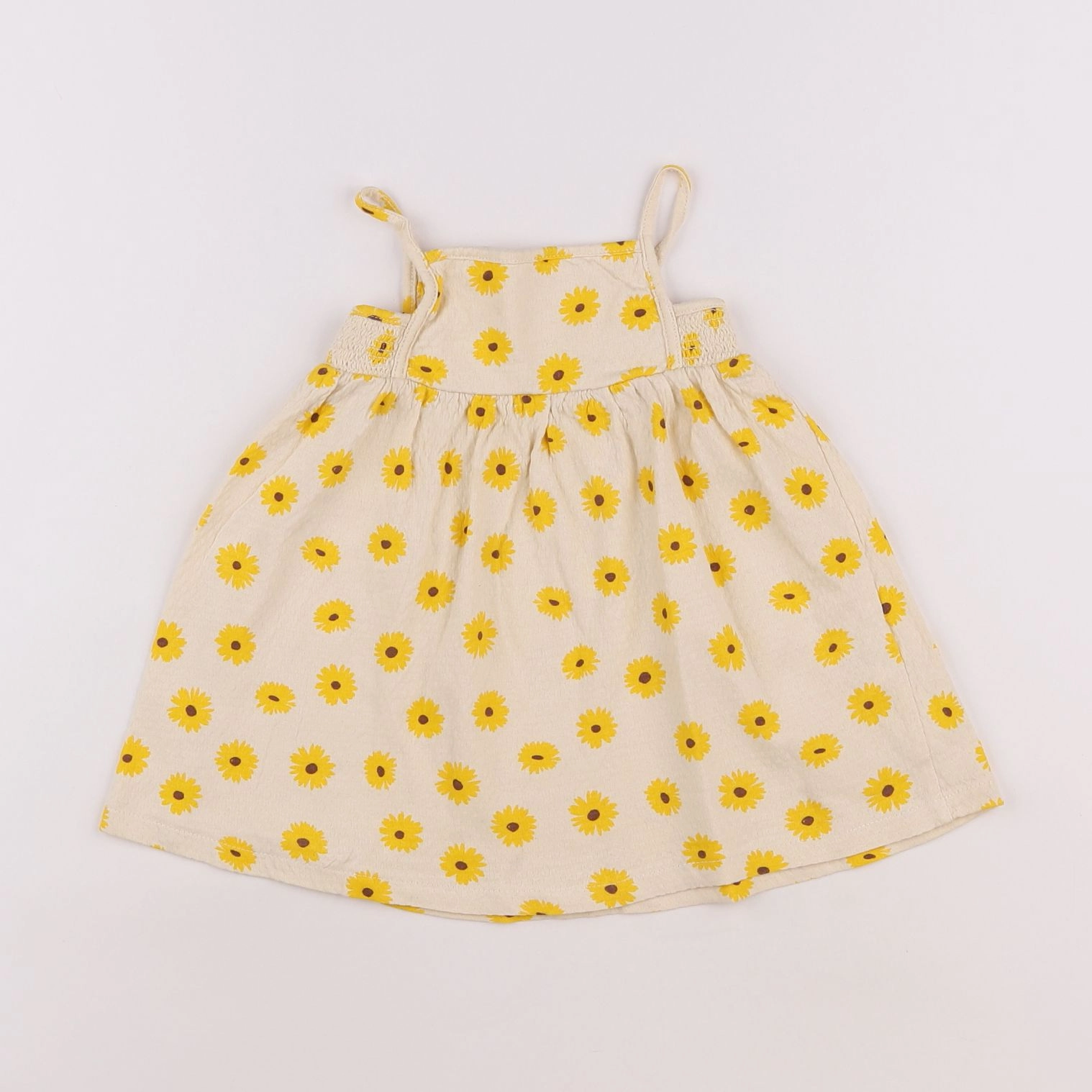 Zara - robe jaune - 9/12 mois