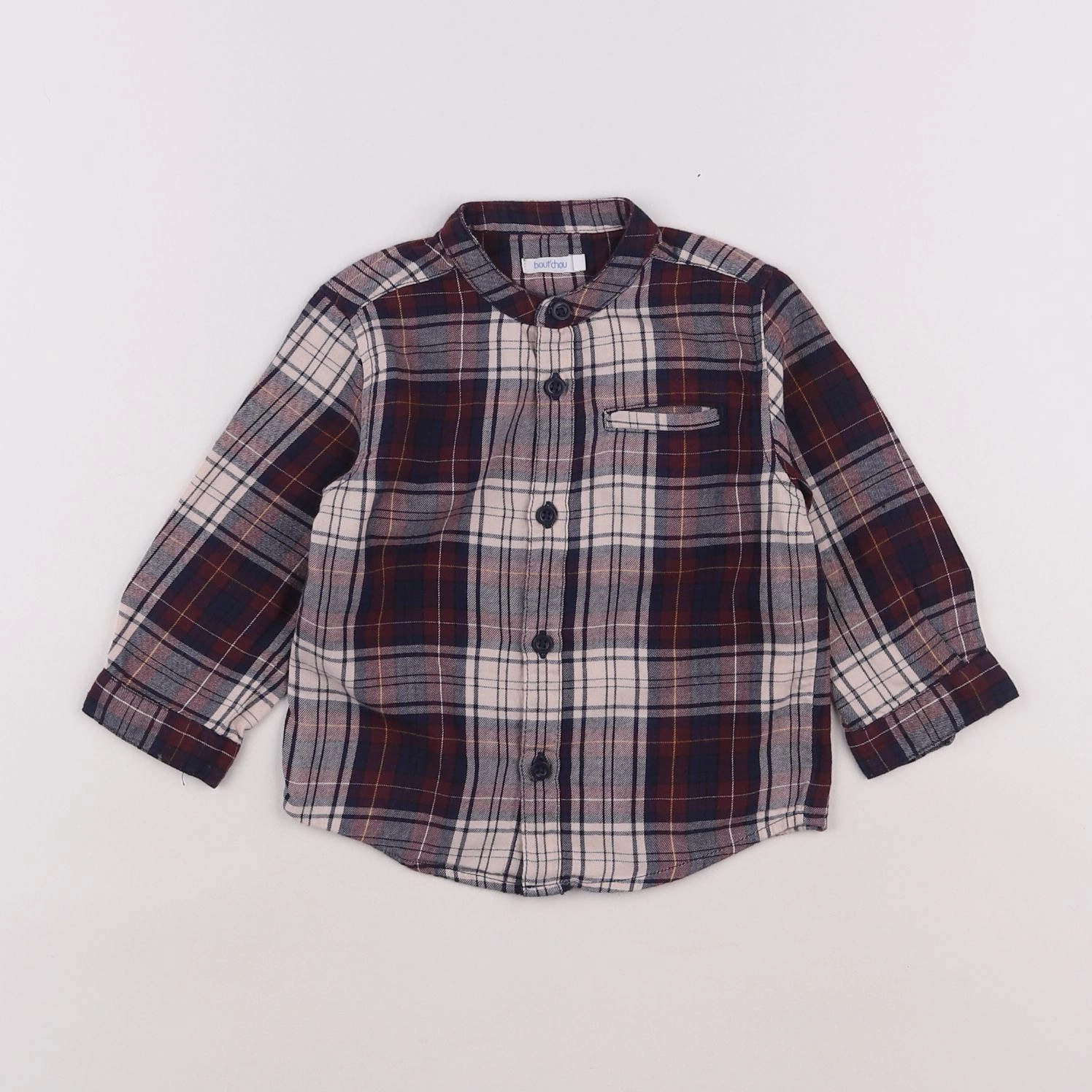 Boutchou - chemise rouge - 12 mois