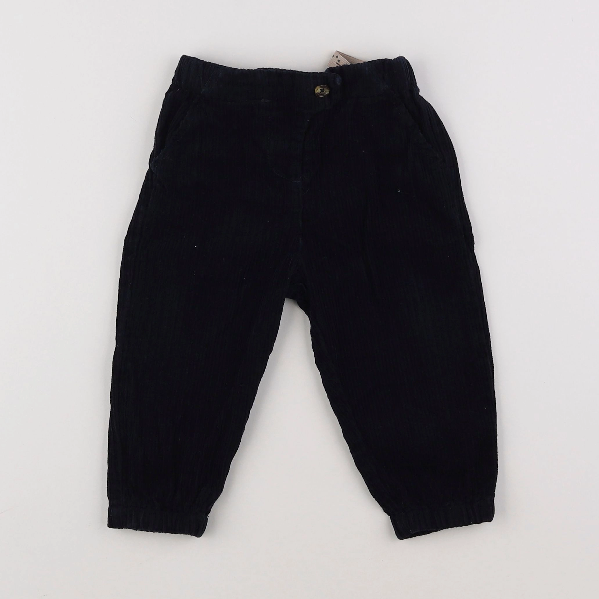 Boutchou - pantalon bleu - 12 mois