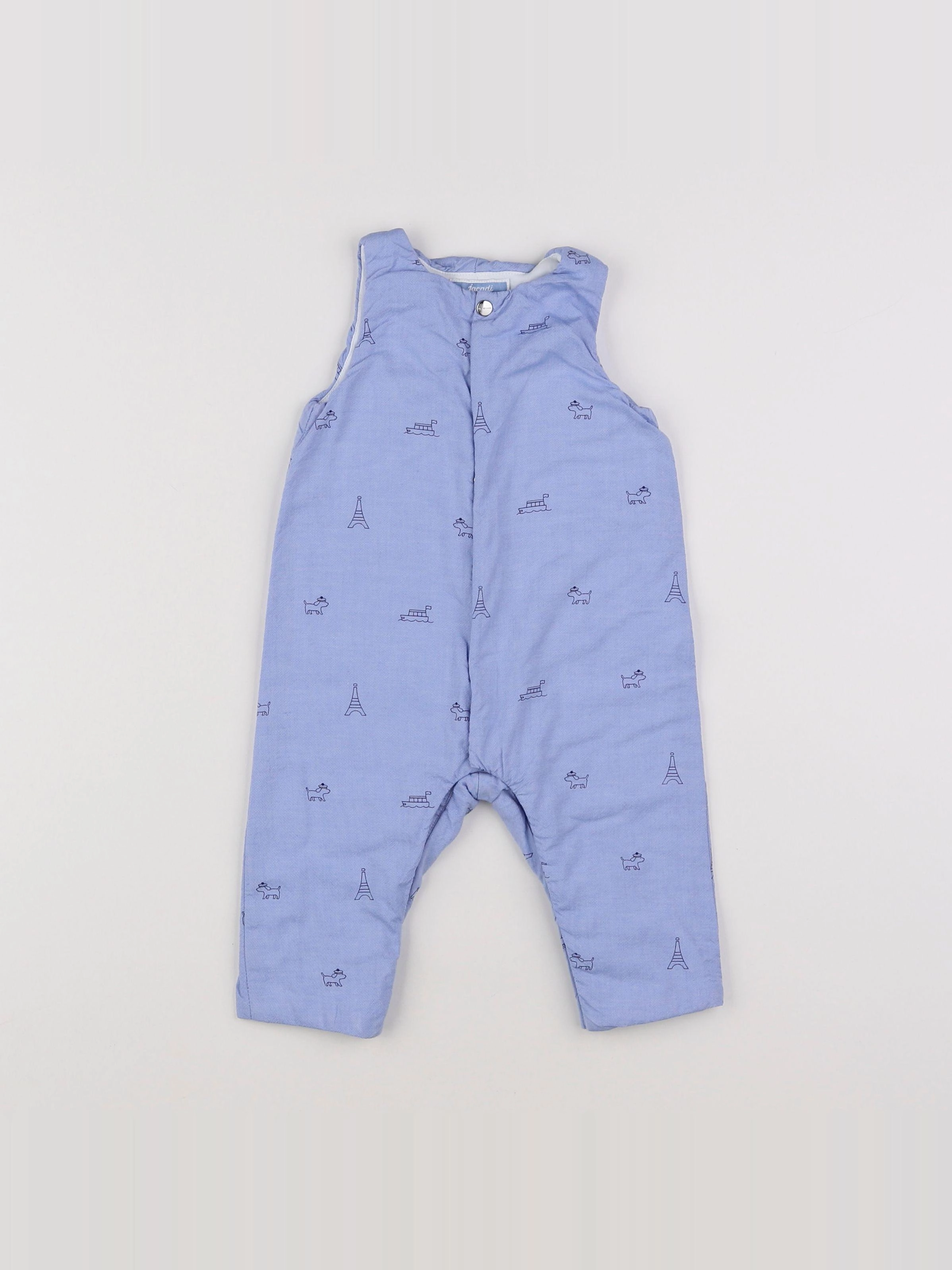 Jacadi - combinaison bleu - 6 mois