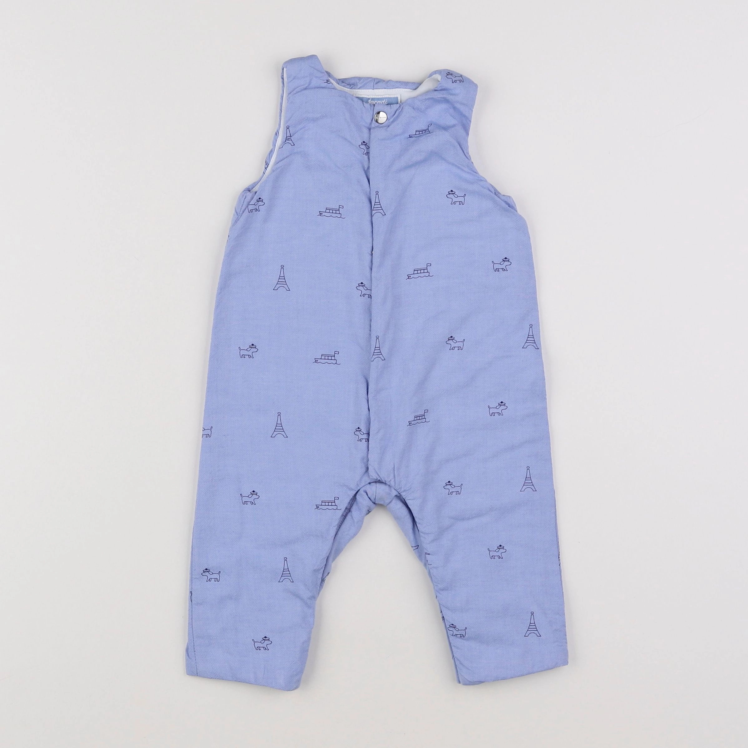 Jacadi - combinaison bleu - 6 mois