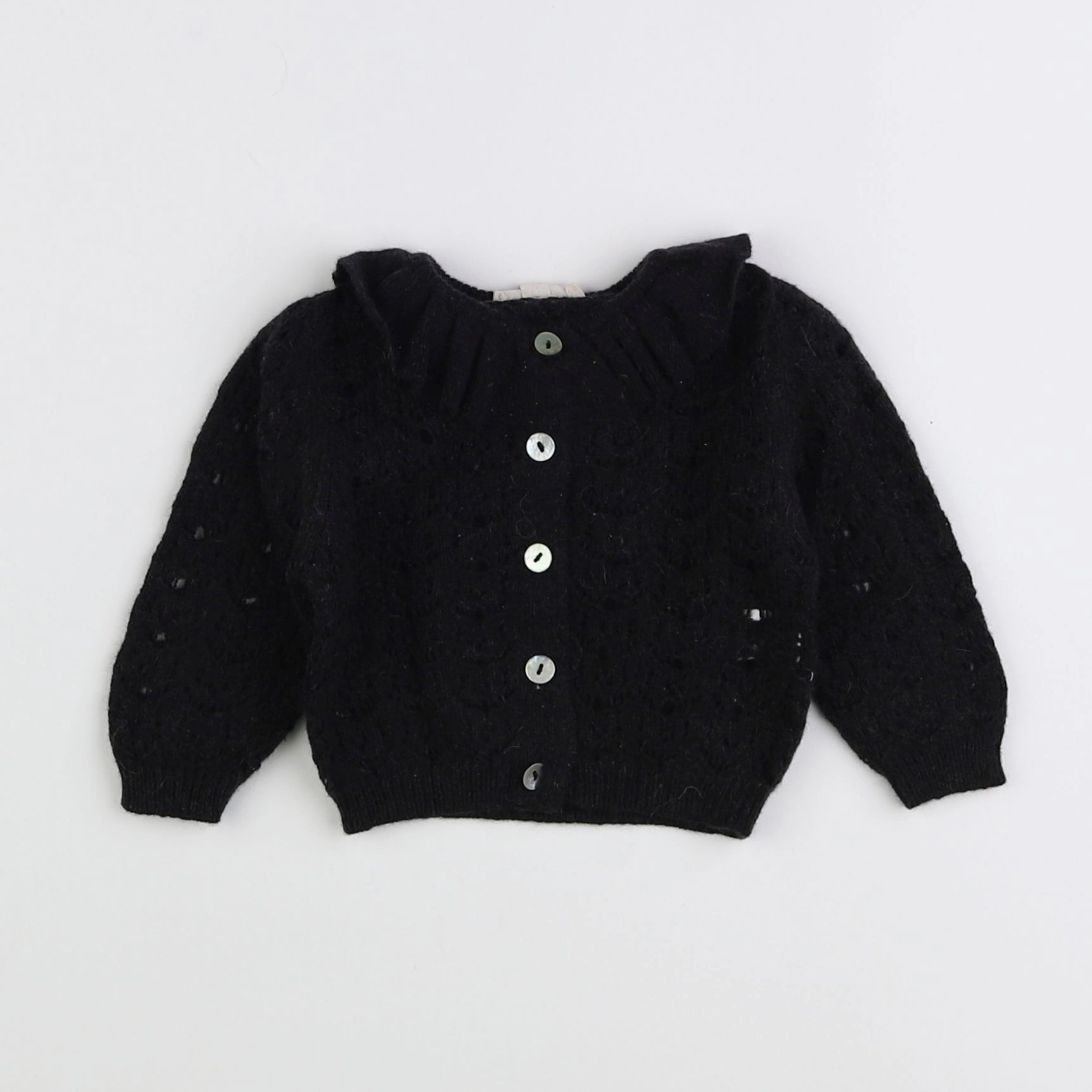 Louis Louise - gilet noir - 12 mois