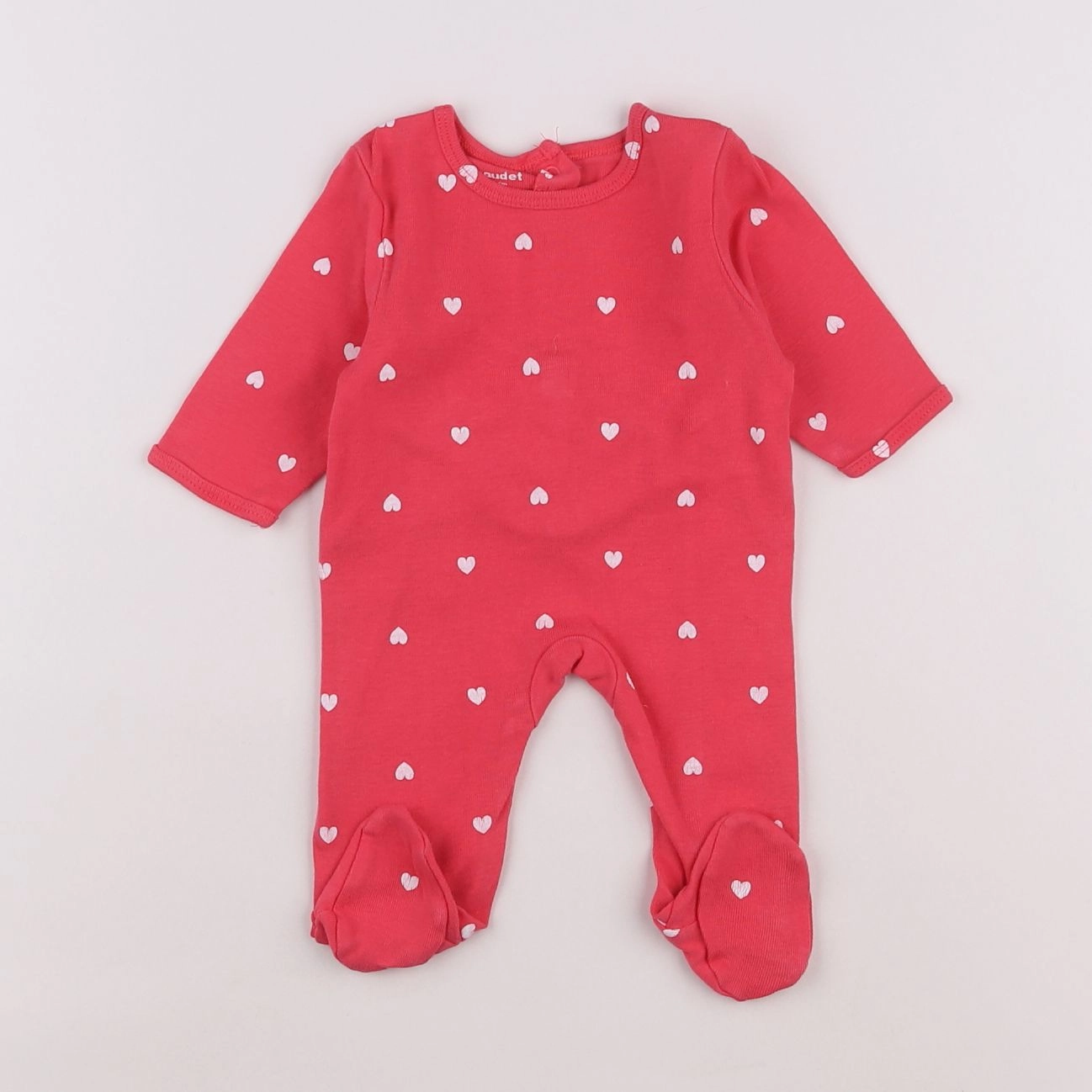 Vertbaudet - pyjama coton rose - 1 mois