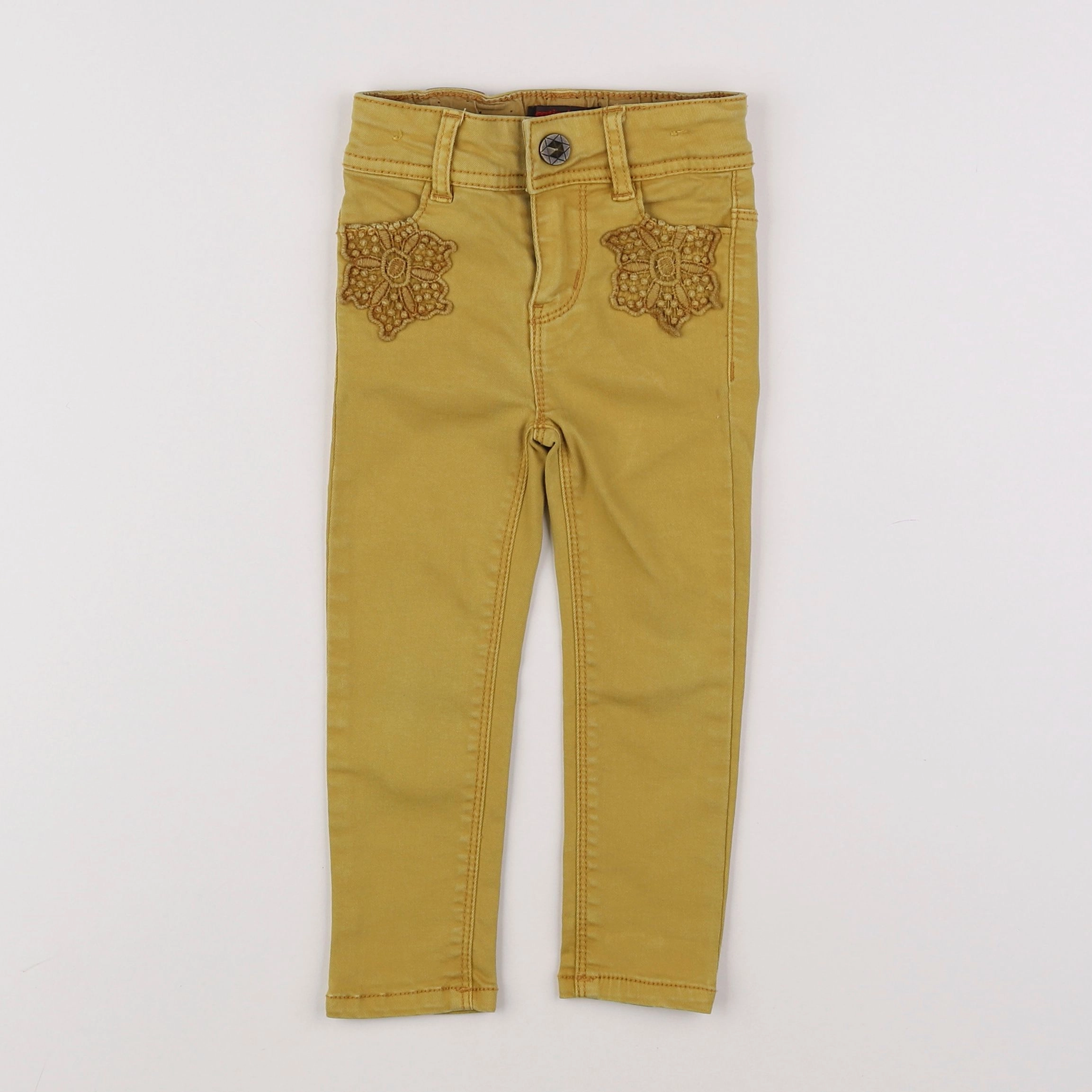 Catimini - pantalon jaune - 2 ans