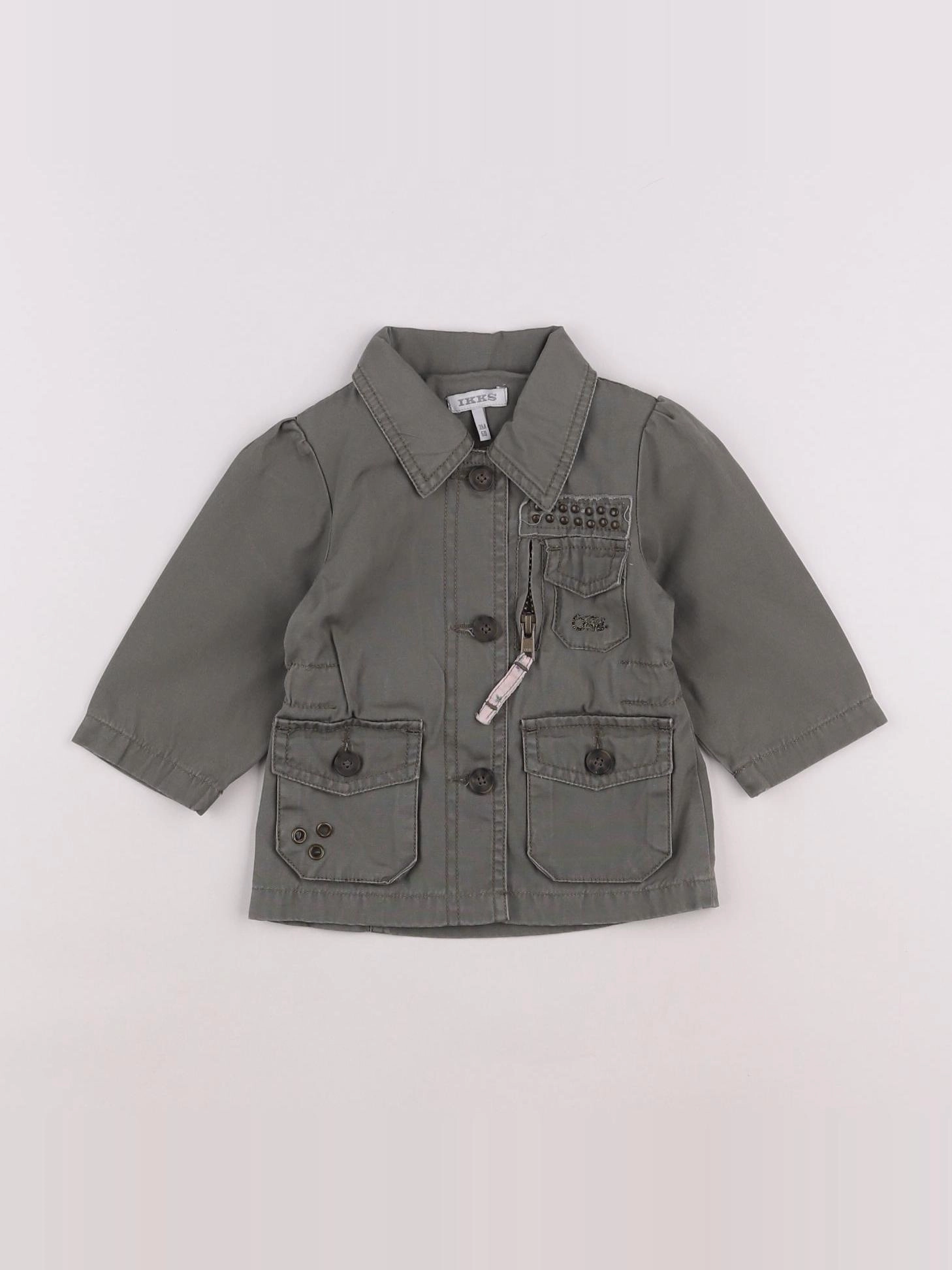 Vertbaudet - veste vert - 3 mois